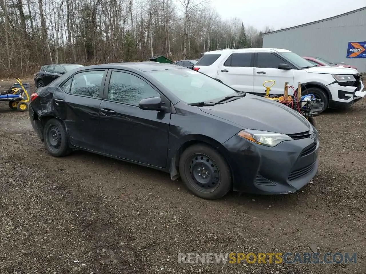 4 fotografías del automóvil dañado 2T1BURHE9KC225270 TOYOTA COROLLA 2019