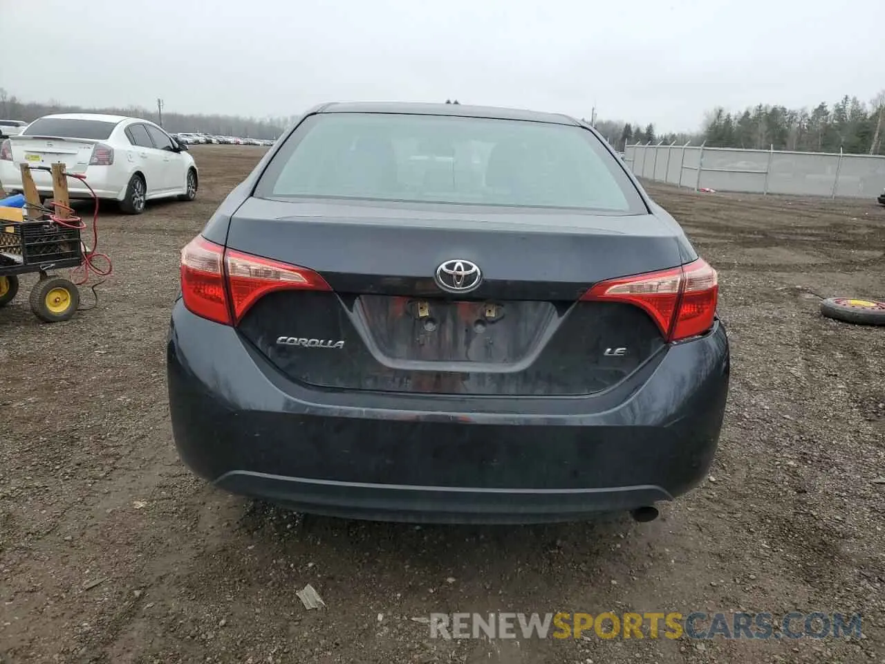 6 fotografías del automóvil dañado 2T1BURHE9KC225270 TOYOTA COROLLA 2019