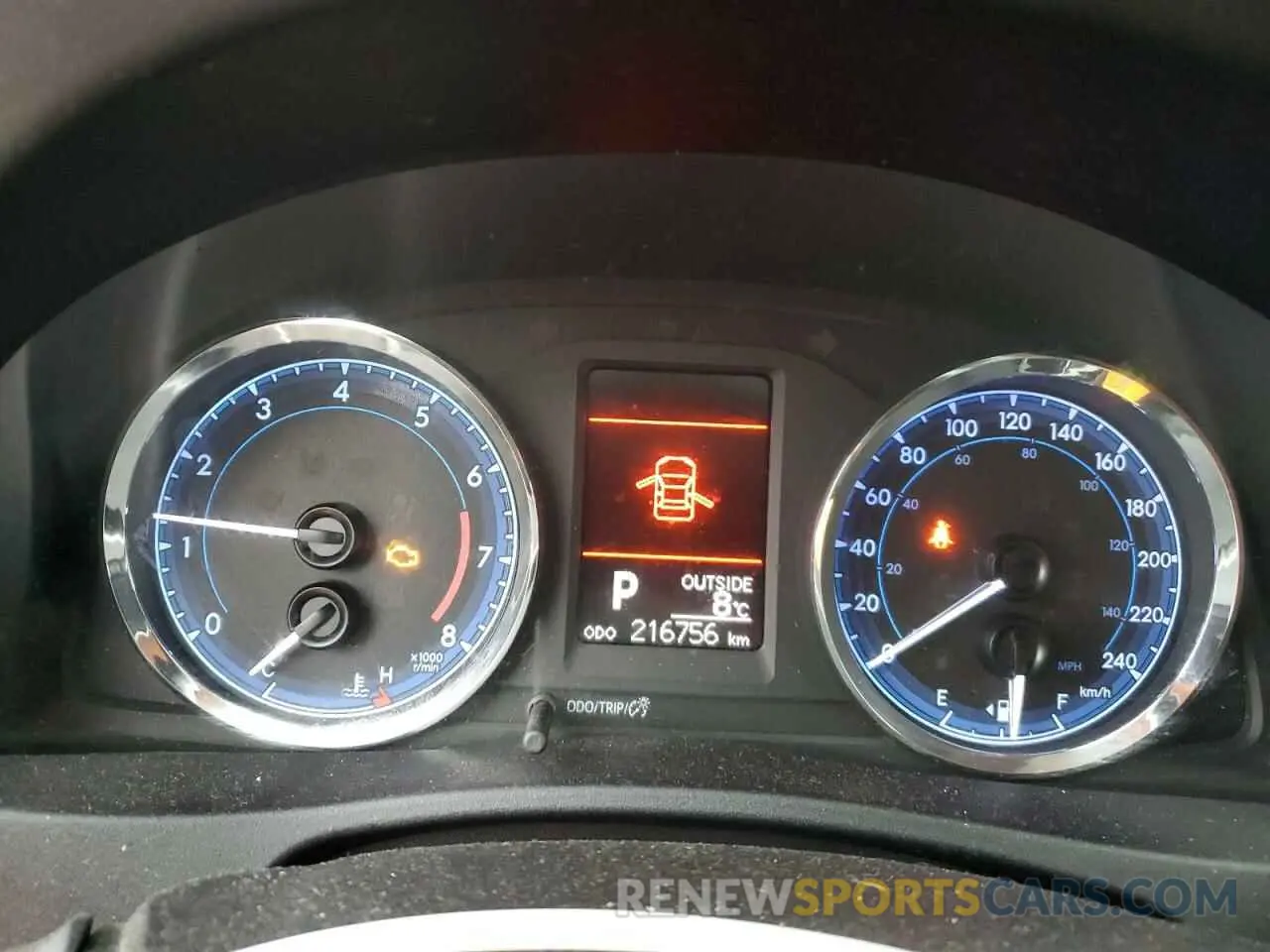 9 fotografías del automóvil dañado 2T1BURHE9KC225270 TOYOTA COROLLA 2019