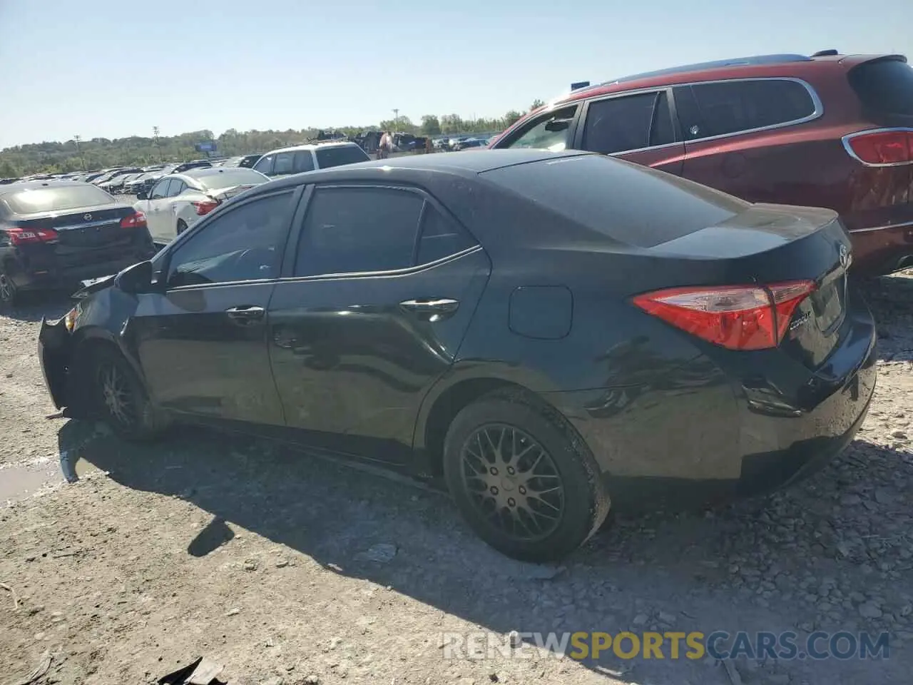 2 fotografías del automóvil dañado 2T1BURHE9KC230081 TOYOTA COROLLA 2019
