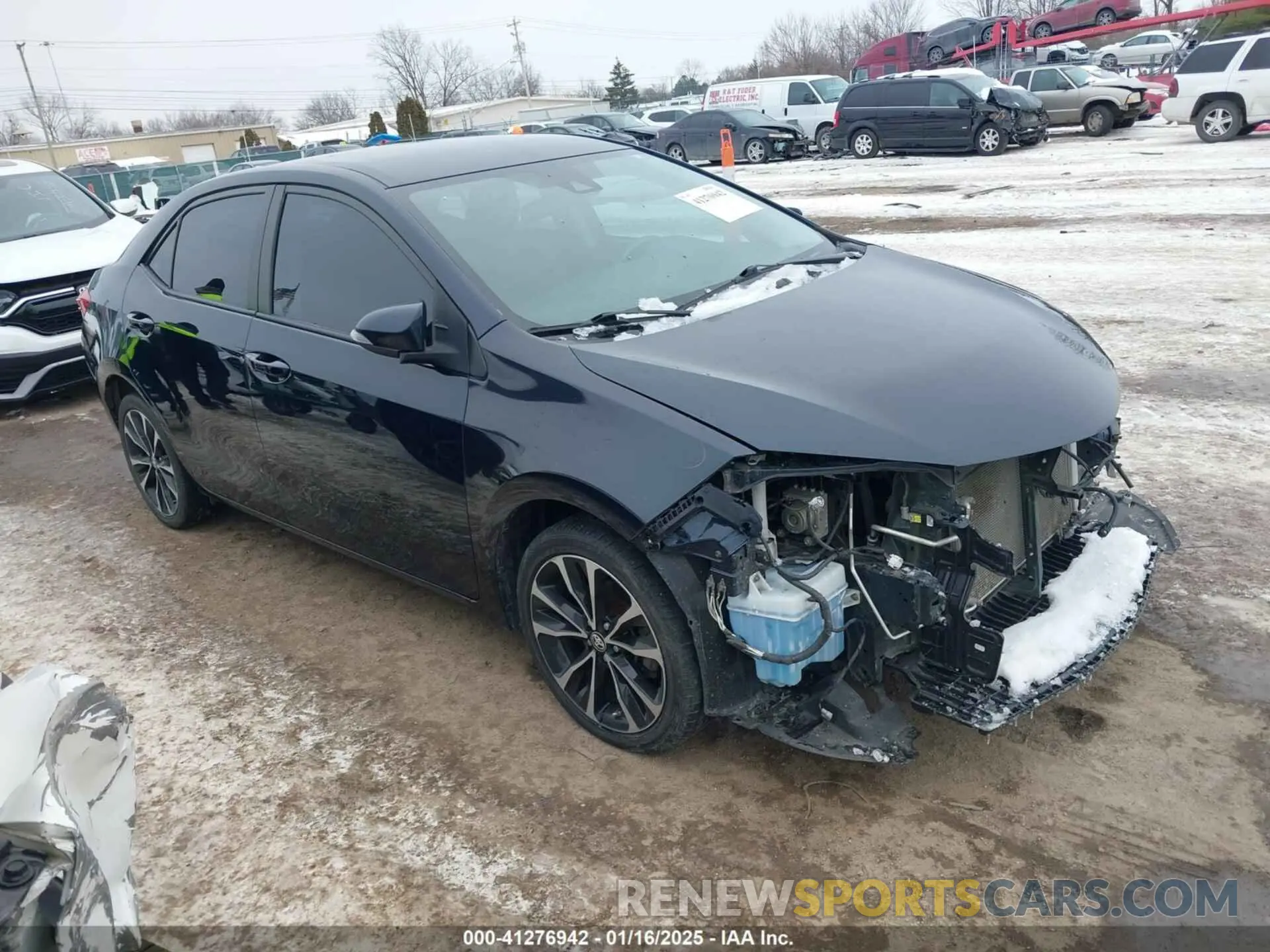 13 fotografías del automóvil dañado 2T1BURHE9KC232204 TOYOTA COROLLA 2019