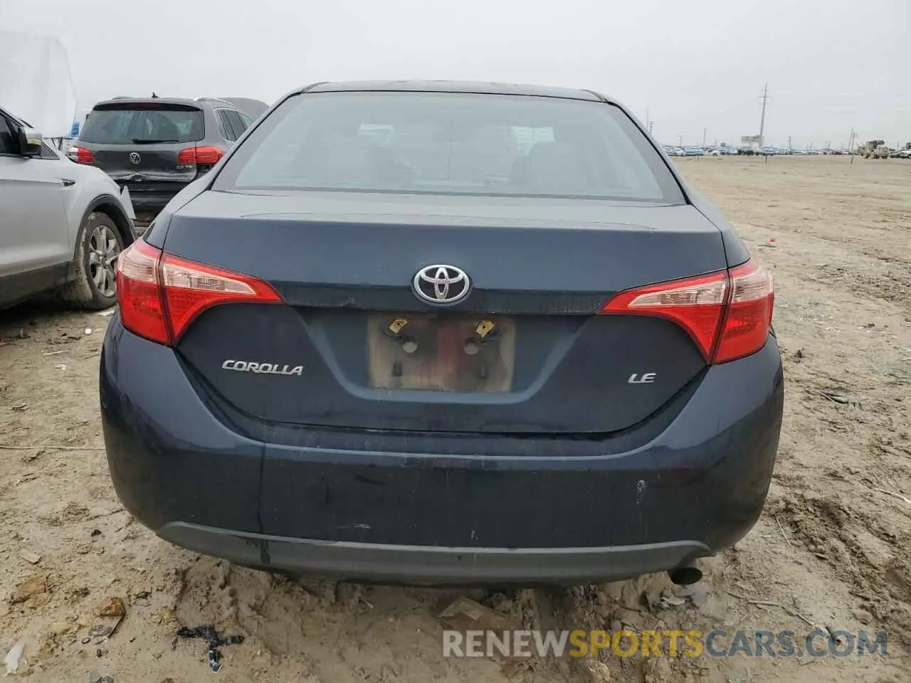 6 fotografías del automóvil dañado 2T1BURHE9KC237354 TOYOTA COROLLA 2019
