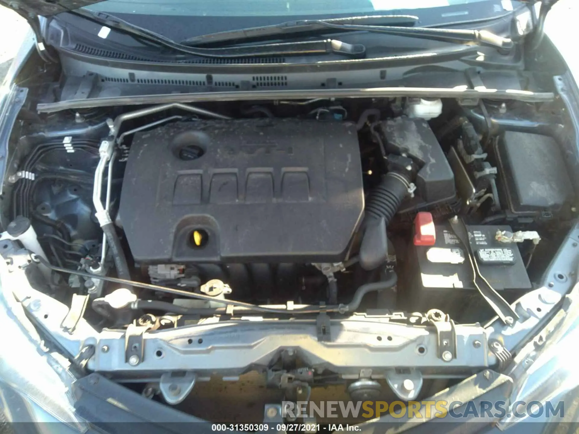 10 fotografías del automóvil dañado 2T1BURHE9KC242540 TOYOTA COROLLA 2019
