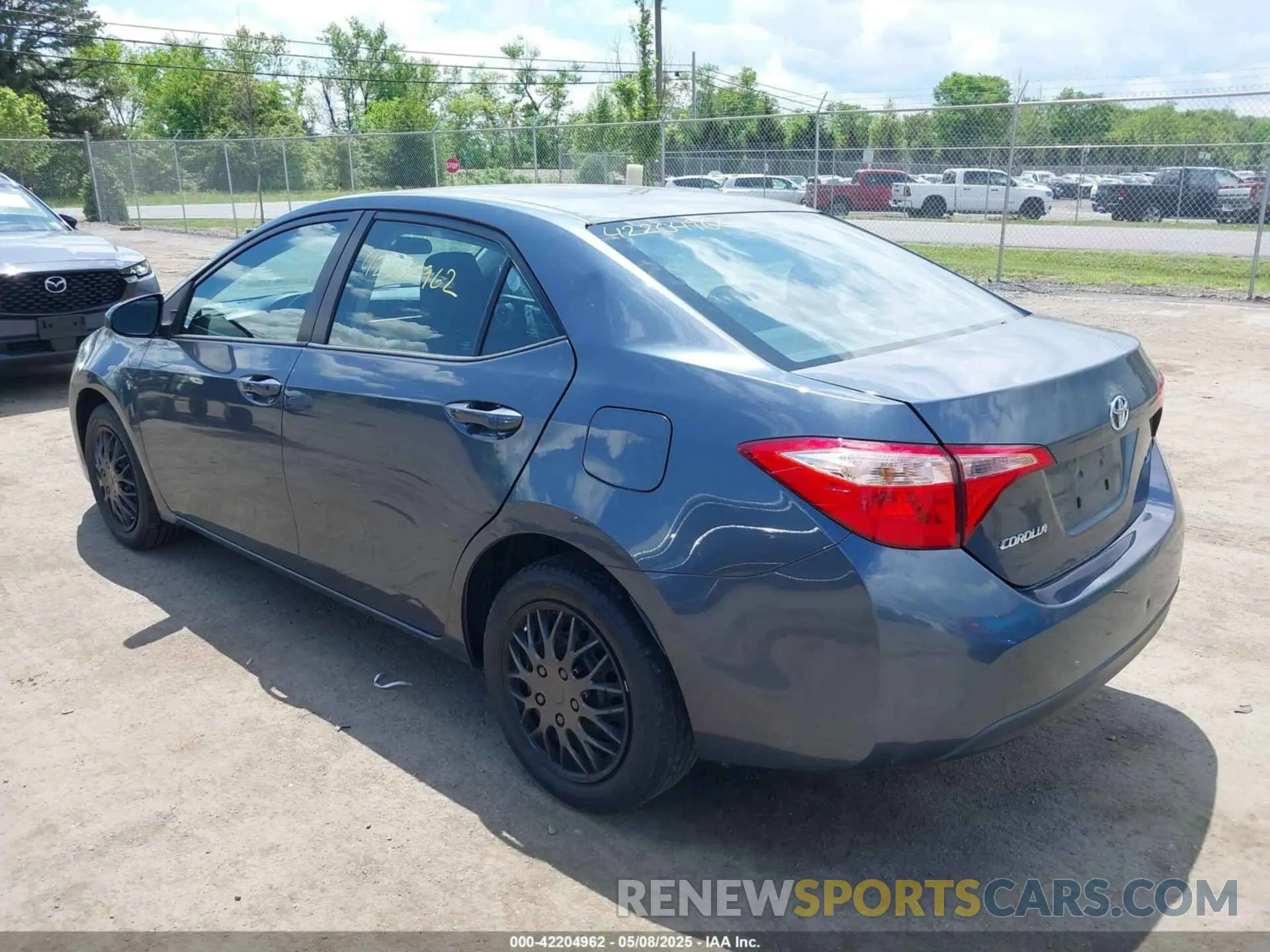 3 fotografías del automóvil dañado 2T1BURHEXKC125758 TOYOTA COROLLA 2019
