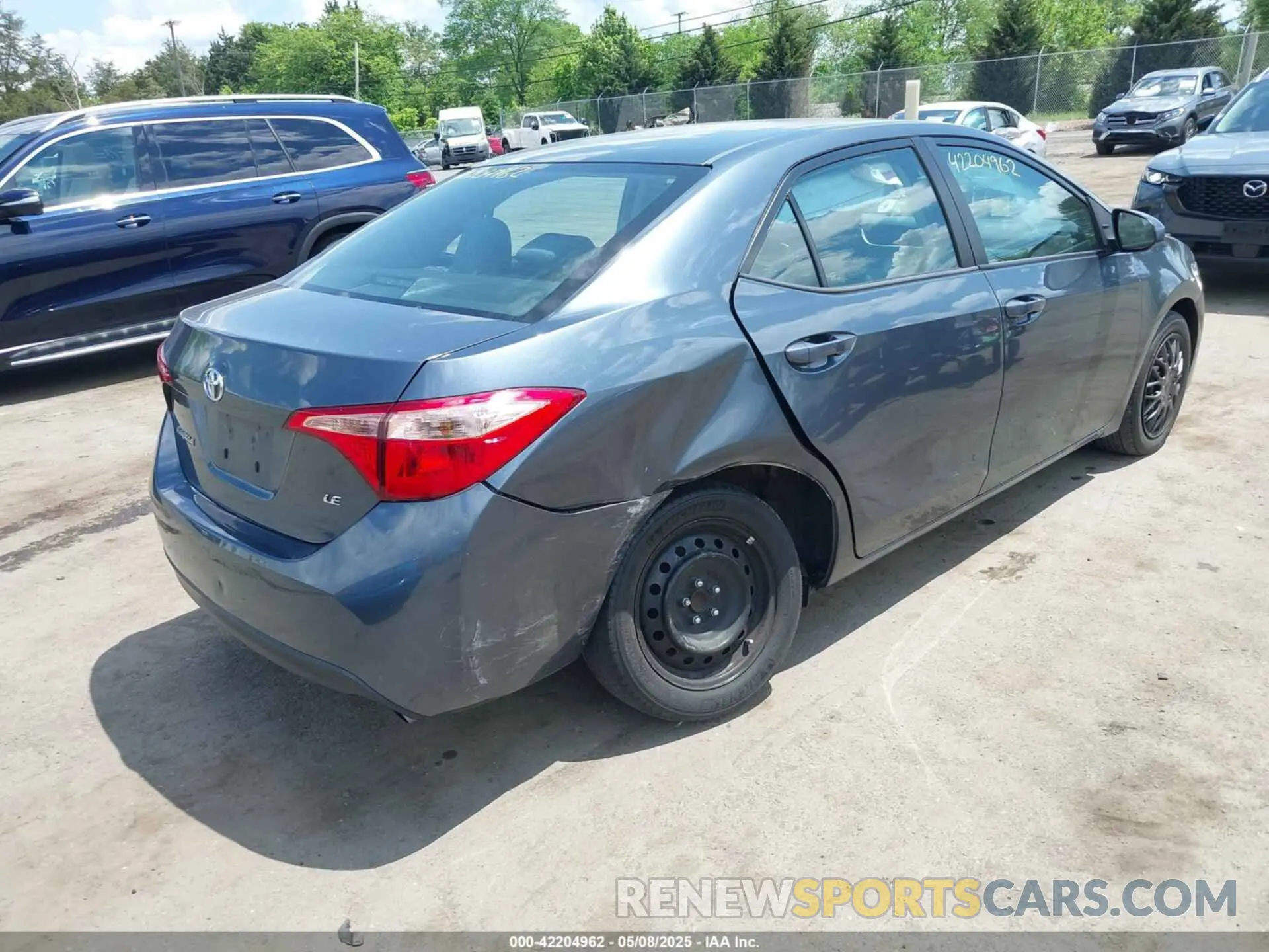4 fotografías del automóvil dañado 2T1BURHEXKC125758 TOYOTA COROLLA 2019