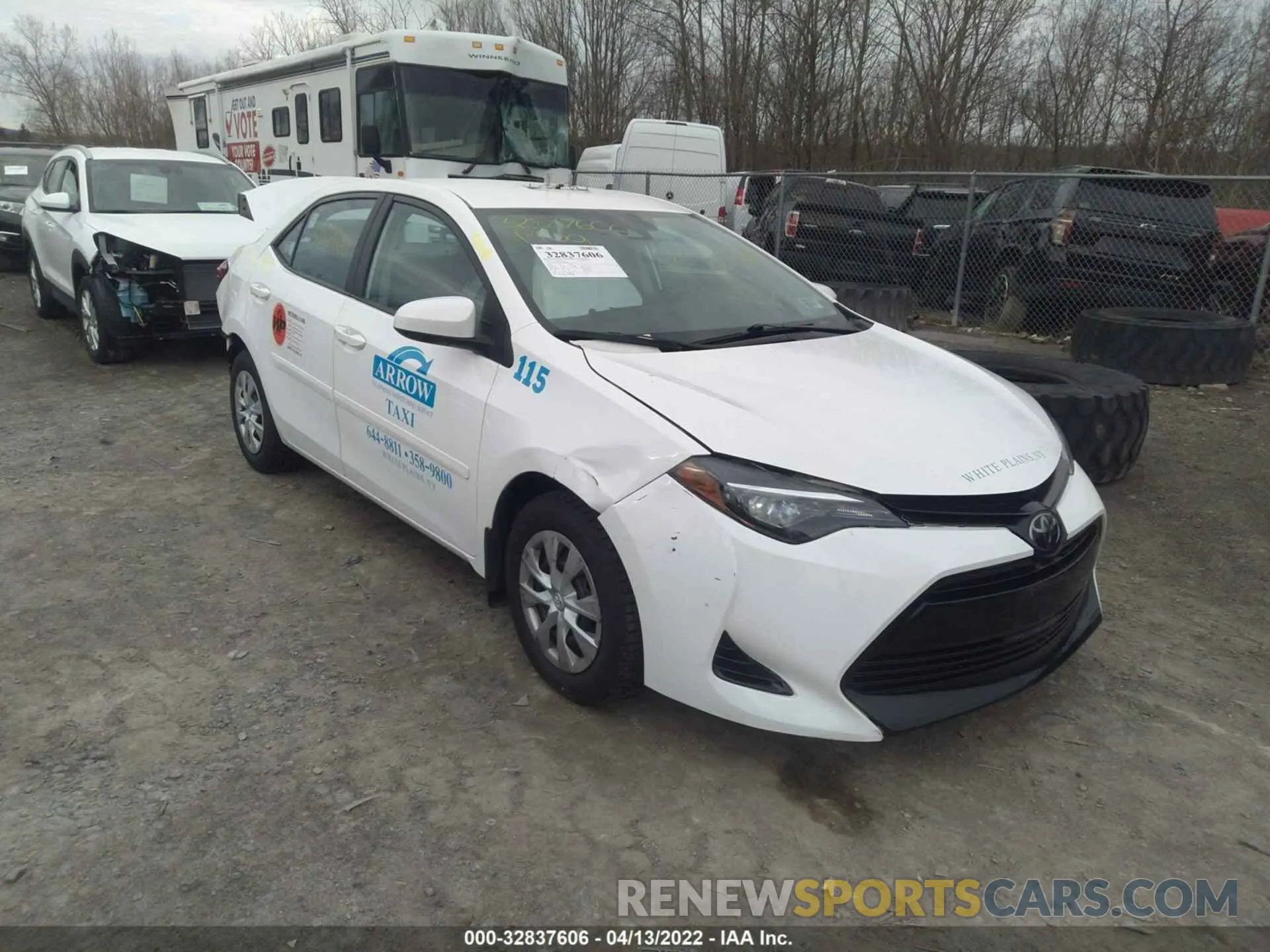 1 fotografías del automóvil dañado 2T1BURHEXKC125890 TOYOTA COROLLA 2019