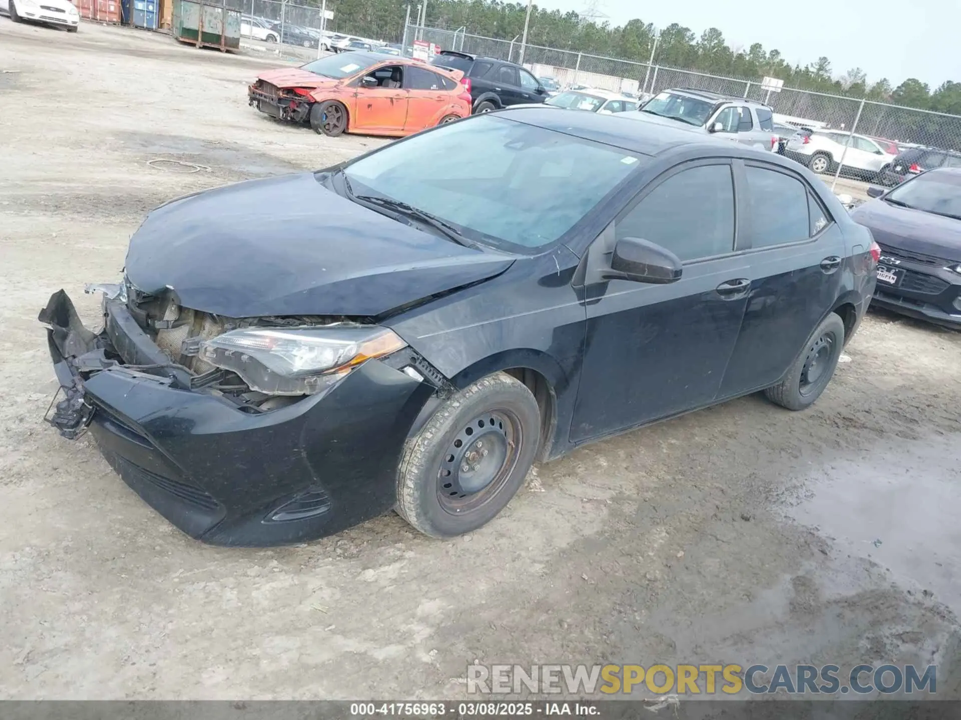 2 fotografías del automóvil dañado 2T1BURHEXKC138753 TOYOTA COROLLA 2019