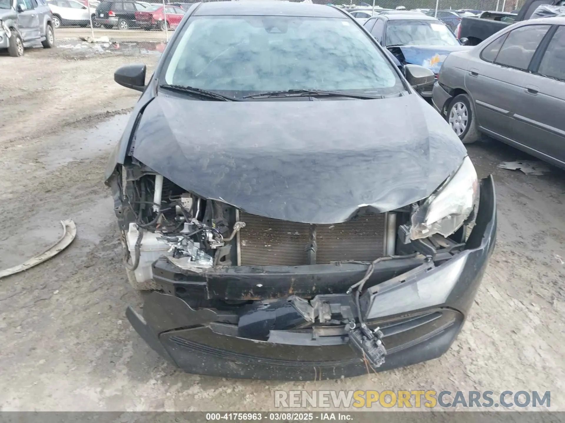 6 fotografías del automóvil dañado 2T1BURHEXKC138753 TOYOTA COROLLA 2019