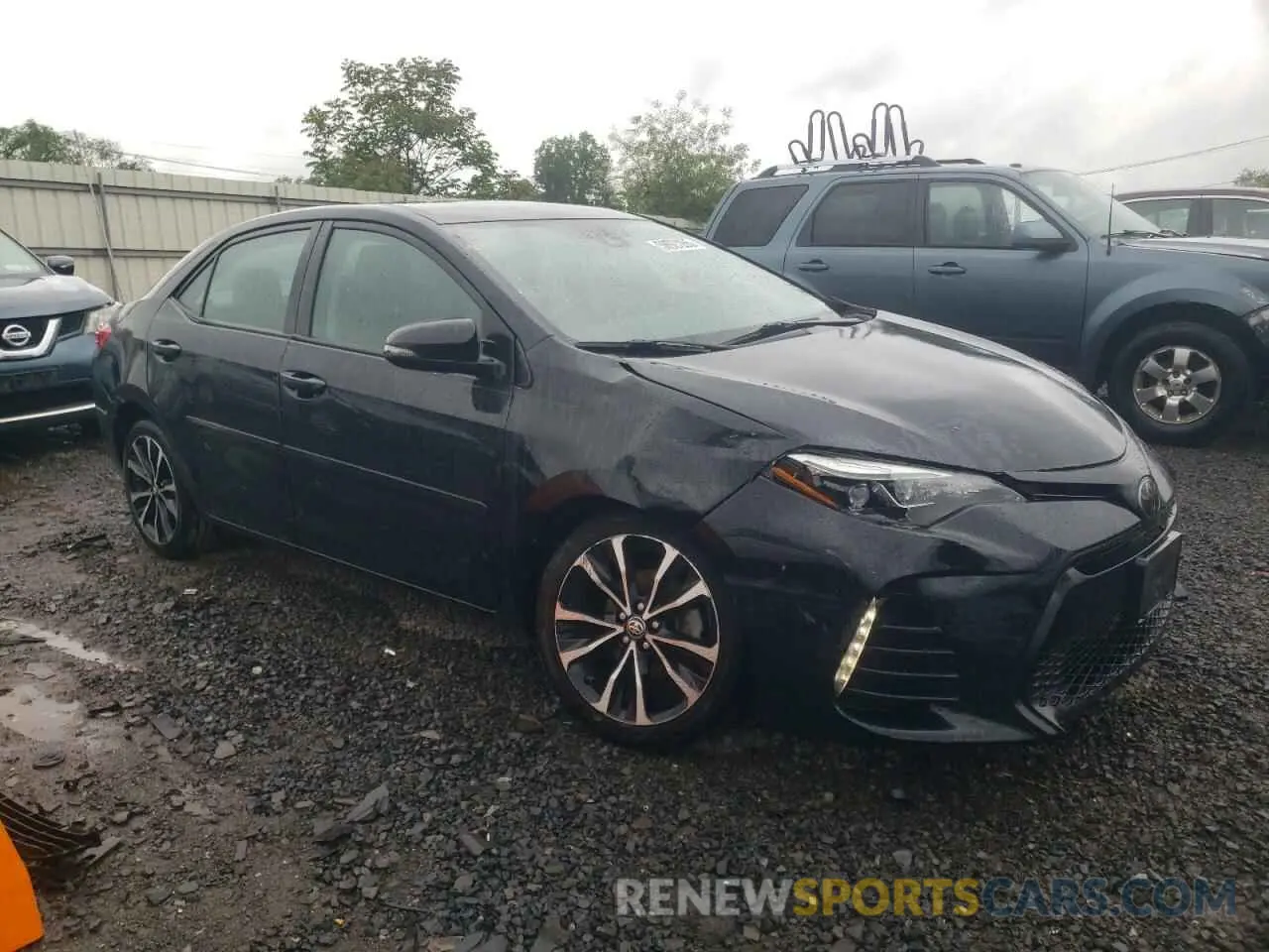 4 fotografías del automóvil dañado 2T1BURHEXKC144729 TOYOTA COROLLA 2019