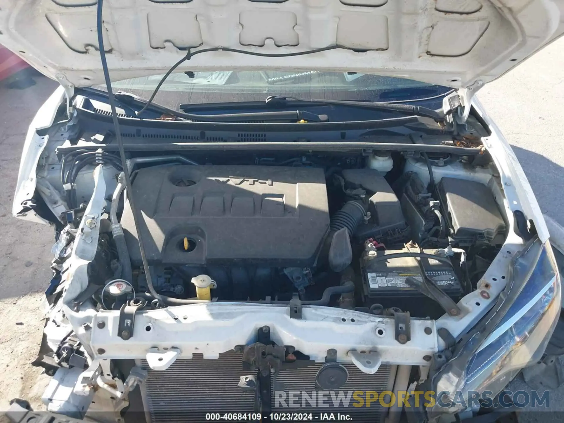 10 fotografías del automóvil dañado 2T1BURHEXKC146660 TOYOTA COROLLA 2019