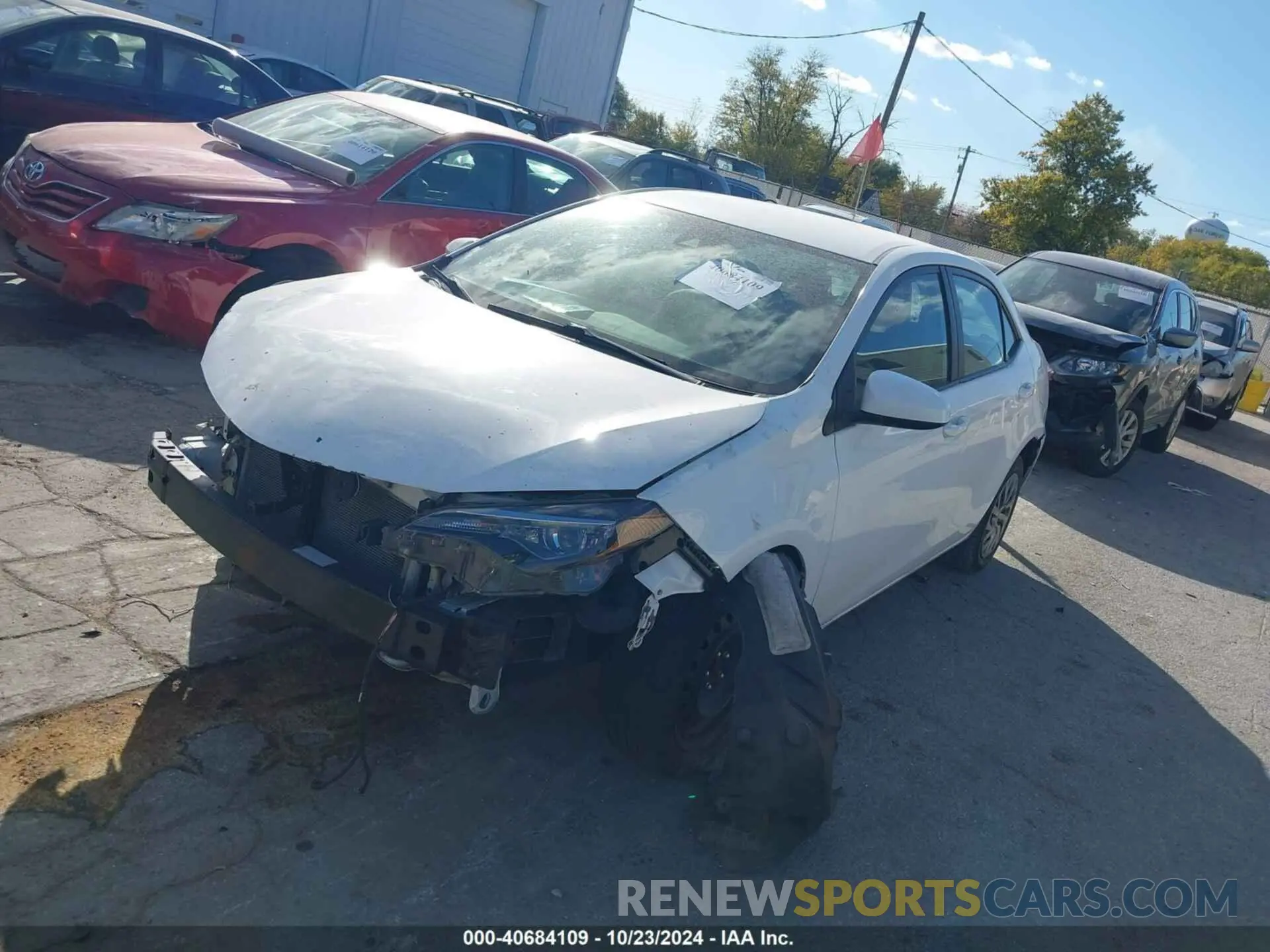 2 fotografías del automóvil dañado 2T1BURHEXKC146660 TOYOTA COROLLA 2019