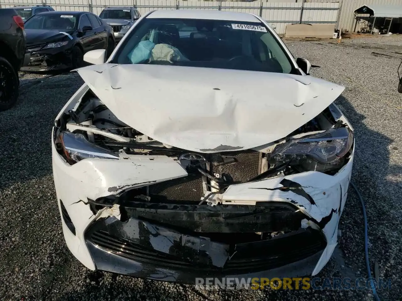 5 fotografías del automóvil dañado 2T1BURHEXKC148358 TOYOTA COROLLA 2019