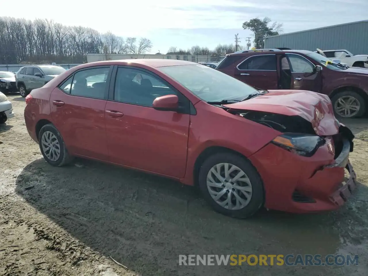 4 fotografías del automóvil dañado 2T1BURHEXKC150241 TOYOTA COROLLA 2019