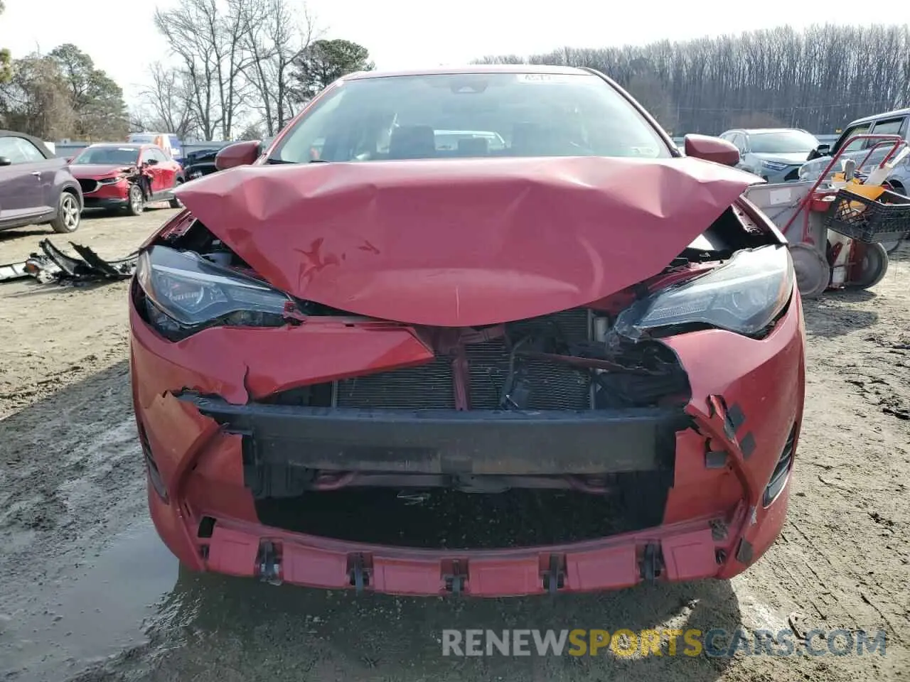 5 fotografías del automóvil dañado 2T1BURHEXKC150241 TOYOTA COROLLA 2019