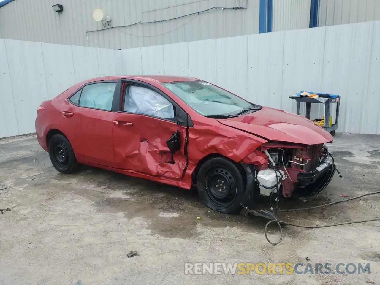 4 fotografías del automóvil dañado 2T1BURHEXKC155908 TOYOTA COROLLA 2019