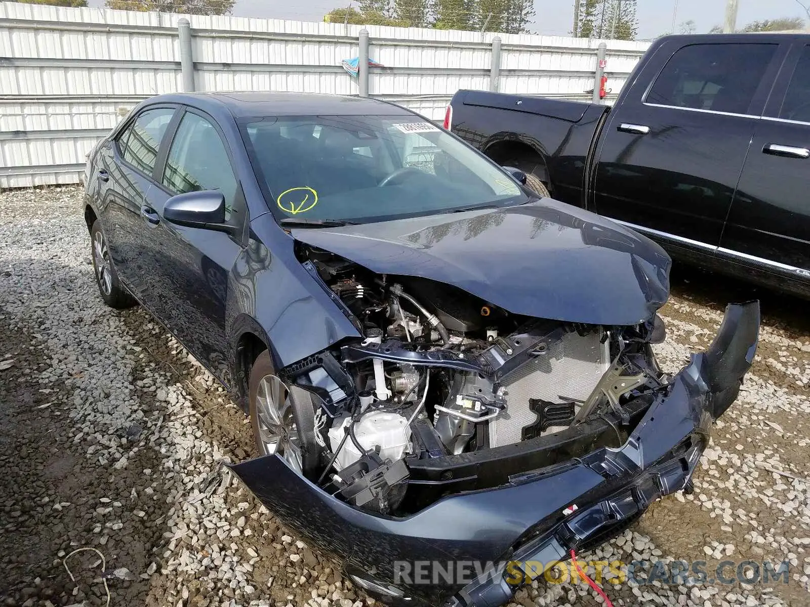 1 fotografías del automóvil dañado 2T1BURHEXKC157318 TOYOTA COROLLA 2019