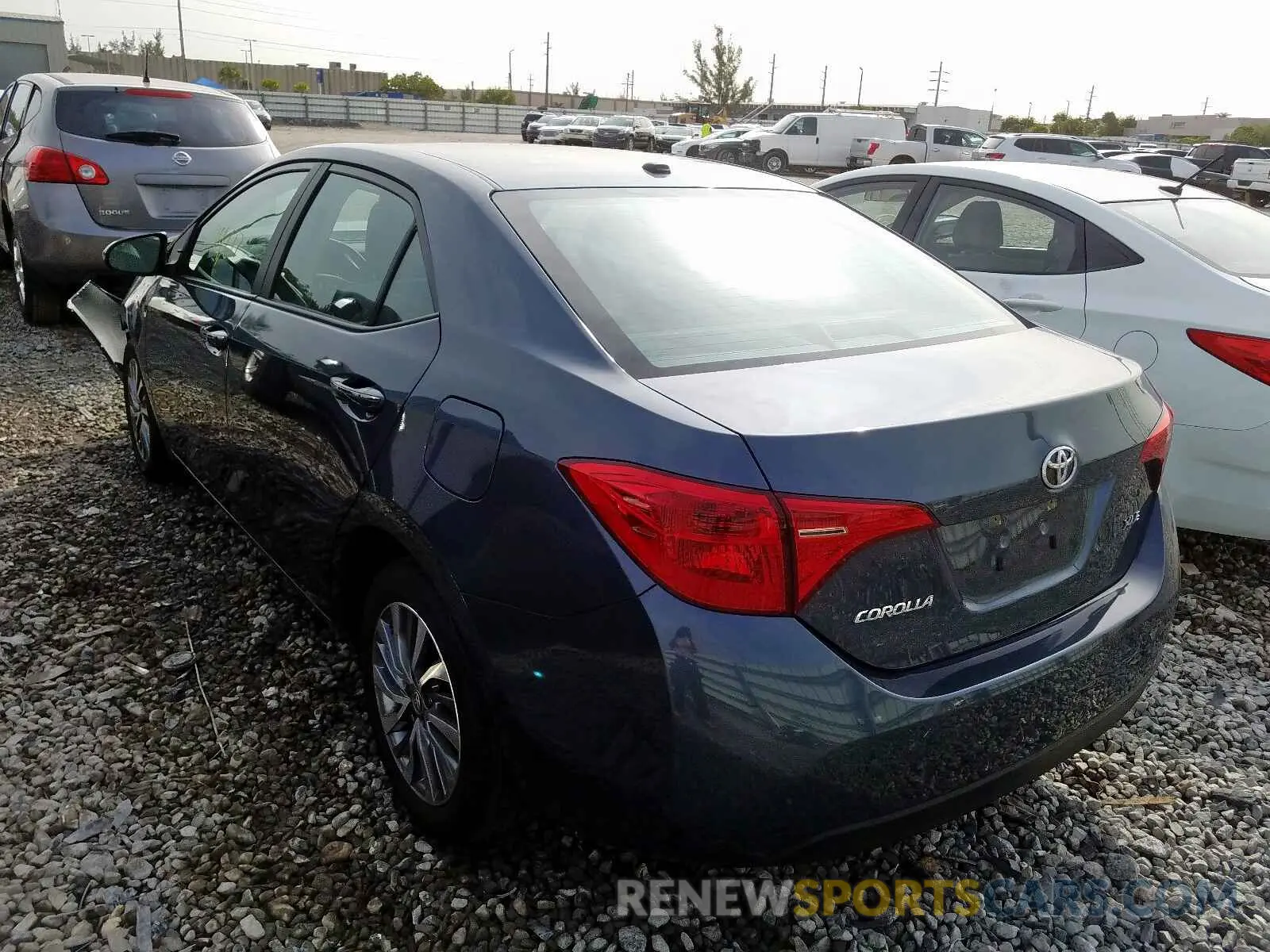 3 fotografías del automóvil dañado 2T1BURHEXKC157318 TOYOTA COROLLA 2019