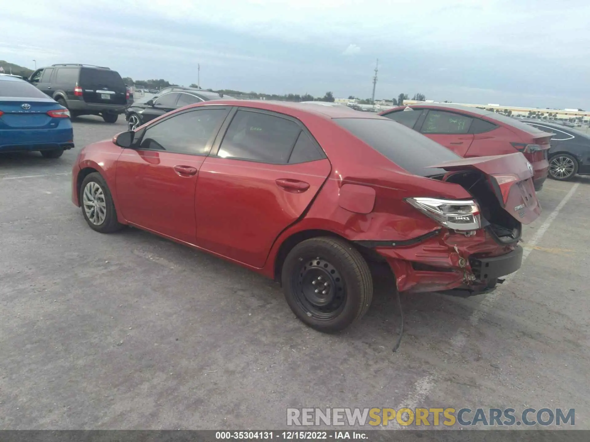 3 fotografías del automóvil dañado 2T1BURHEXKC159845 TOYOTA COROLLA 2019