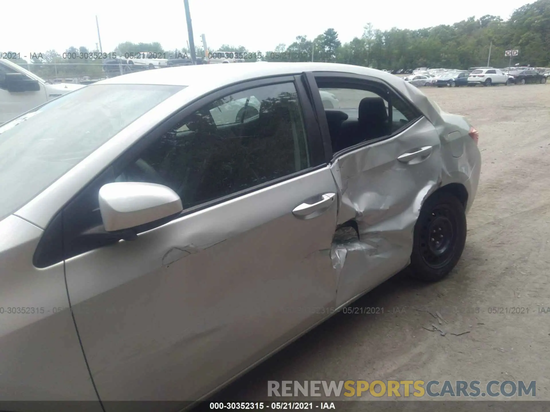 6 fotografías del automóvil dañado 2T1BURHEXKC162051 TOYOTA COROLLA 2019