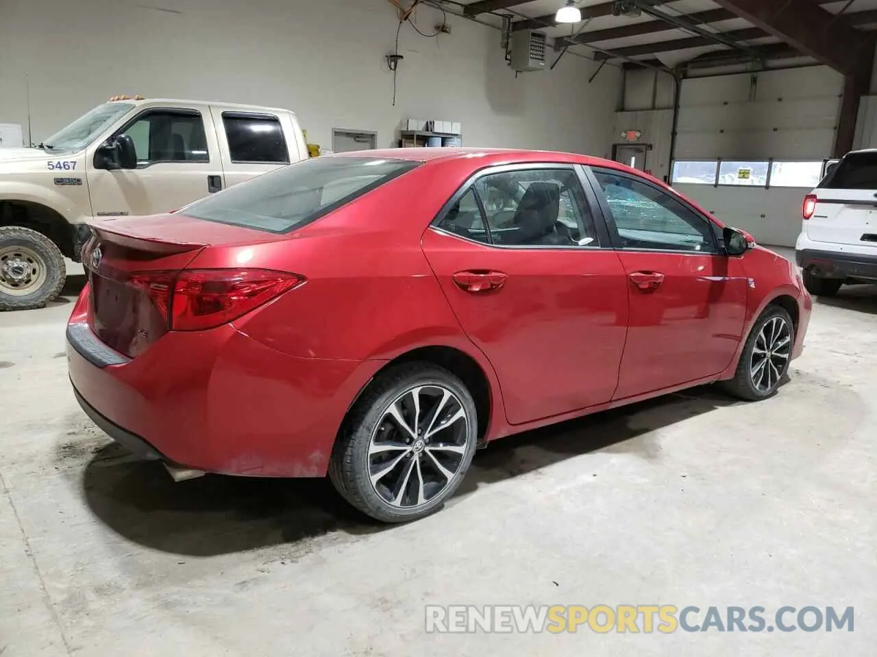 3 fotografías del automóvil dañado 2T1BURHEXKC162731 TOYOTA COROLLA 2019