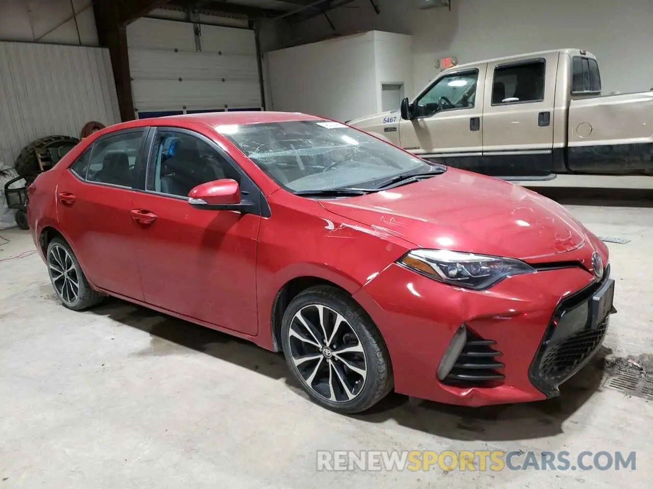 4 fotografías del automóvil dañado 2T1BURHEXKC162731 TOYOTA COROLLA 2019