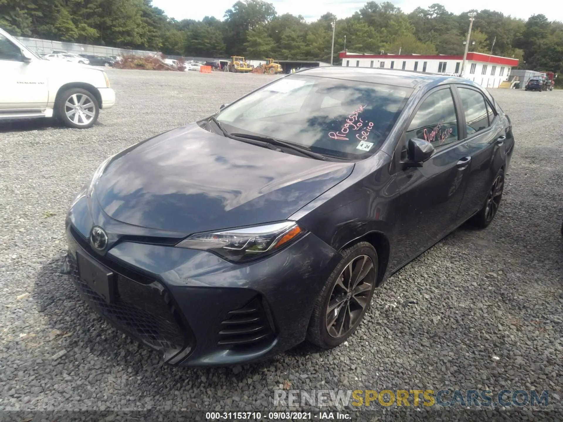 2 fotografías del automóvil dañado 2T1BURHEXKC169503 TOYOTA COROLLA 2019