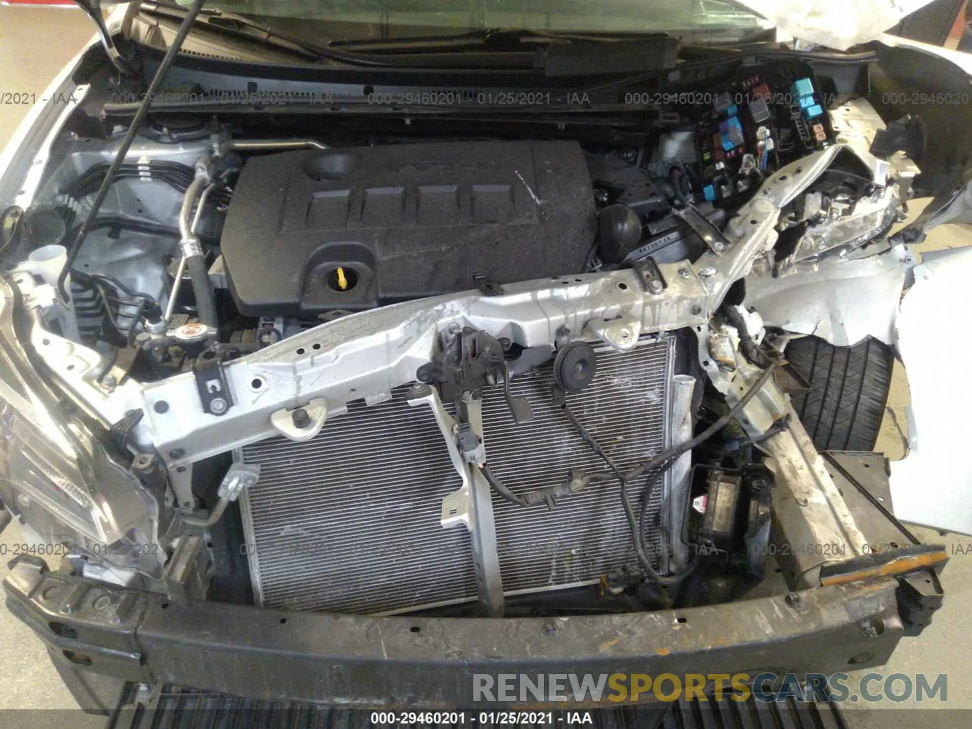 10 fotografías del automóvil dañado 2T1BURHEXKC173194 TOYOTA COROLLA 2019