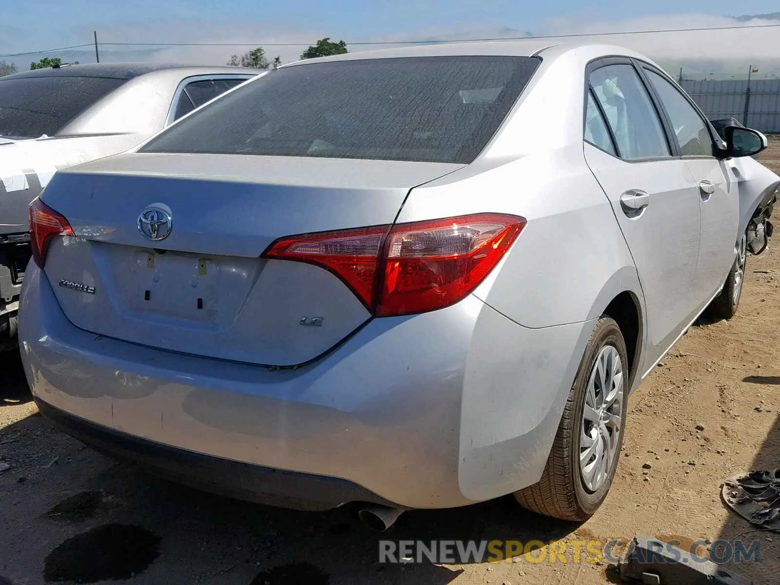 4 fotografías del automóvil dañado 2T1BURHEXKC175205 TOYOTA COROLLA 2019