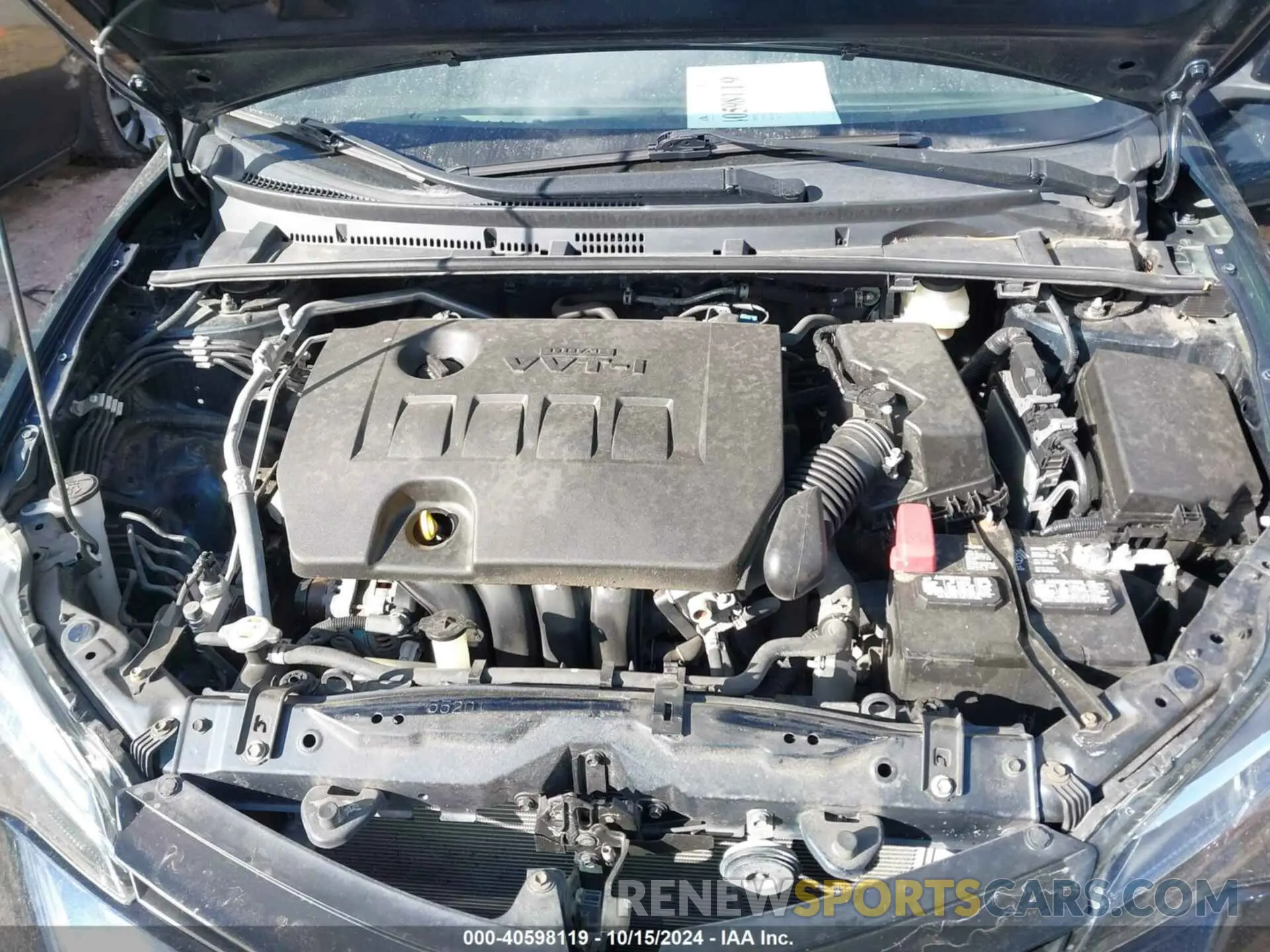 10 fotografías del automóvil dañado 2T1BURHEXKC177018 TOYOTA COROLLA 2019