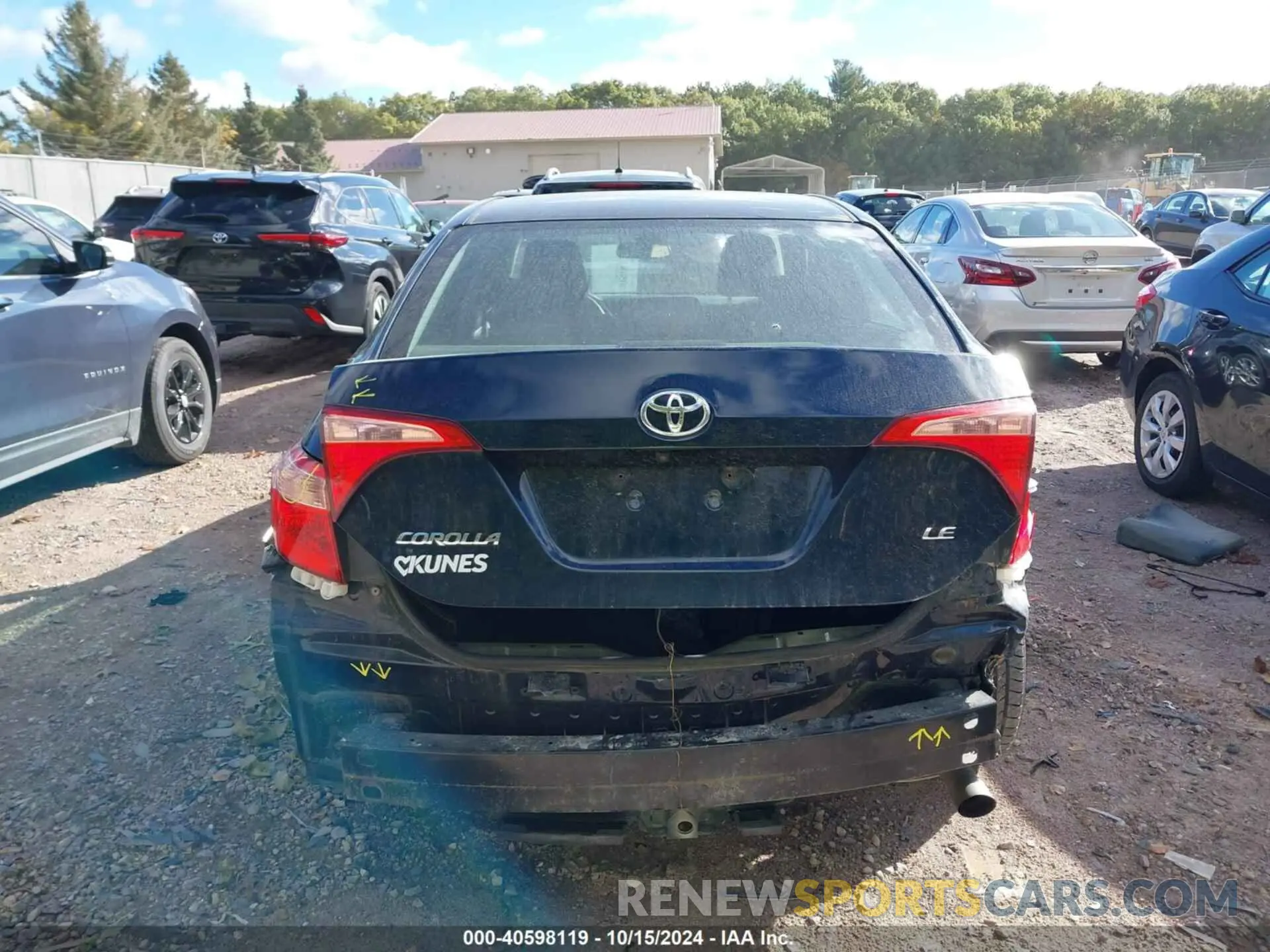 16 fotografías del automóvil dañado 2T1BURHEXKC177018 TOYOTA COROLLA 2019