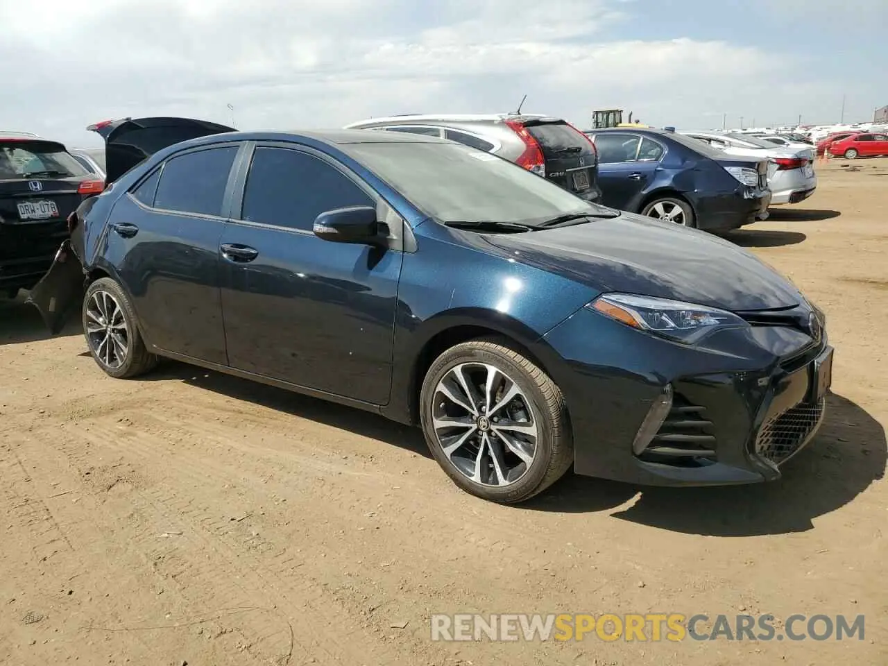 4 fotografías del automóvil dañado 2T1BURHEXKC180839 TOYOTA COROLLA 2019