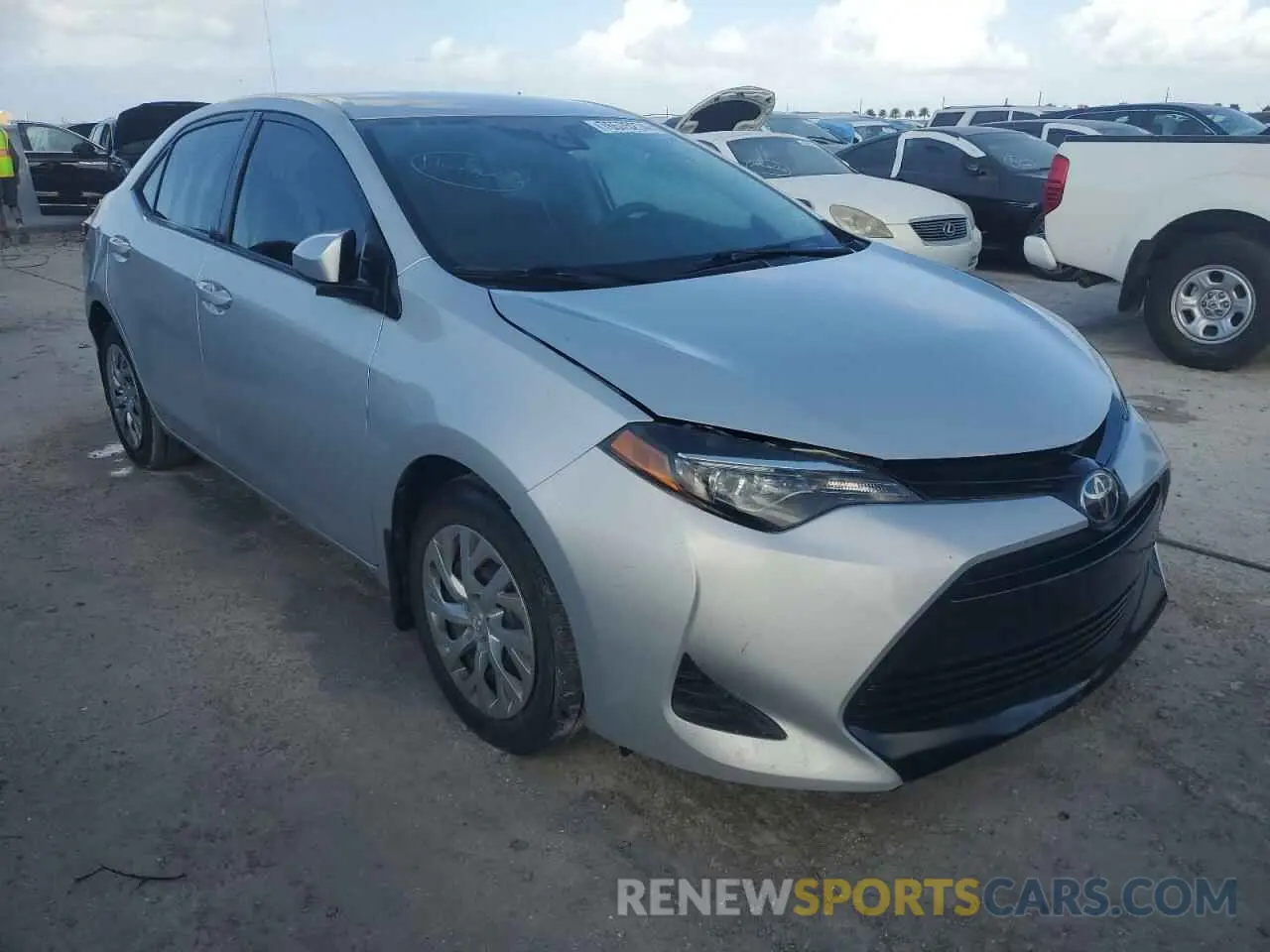4 fotografías del automóvil dañado 2T1BURHEXKC191579 TOYOTA COROLLA 2019