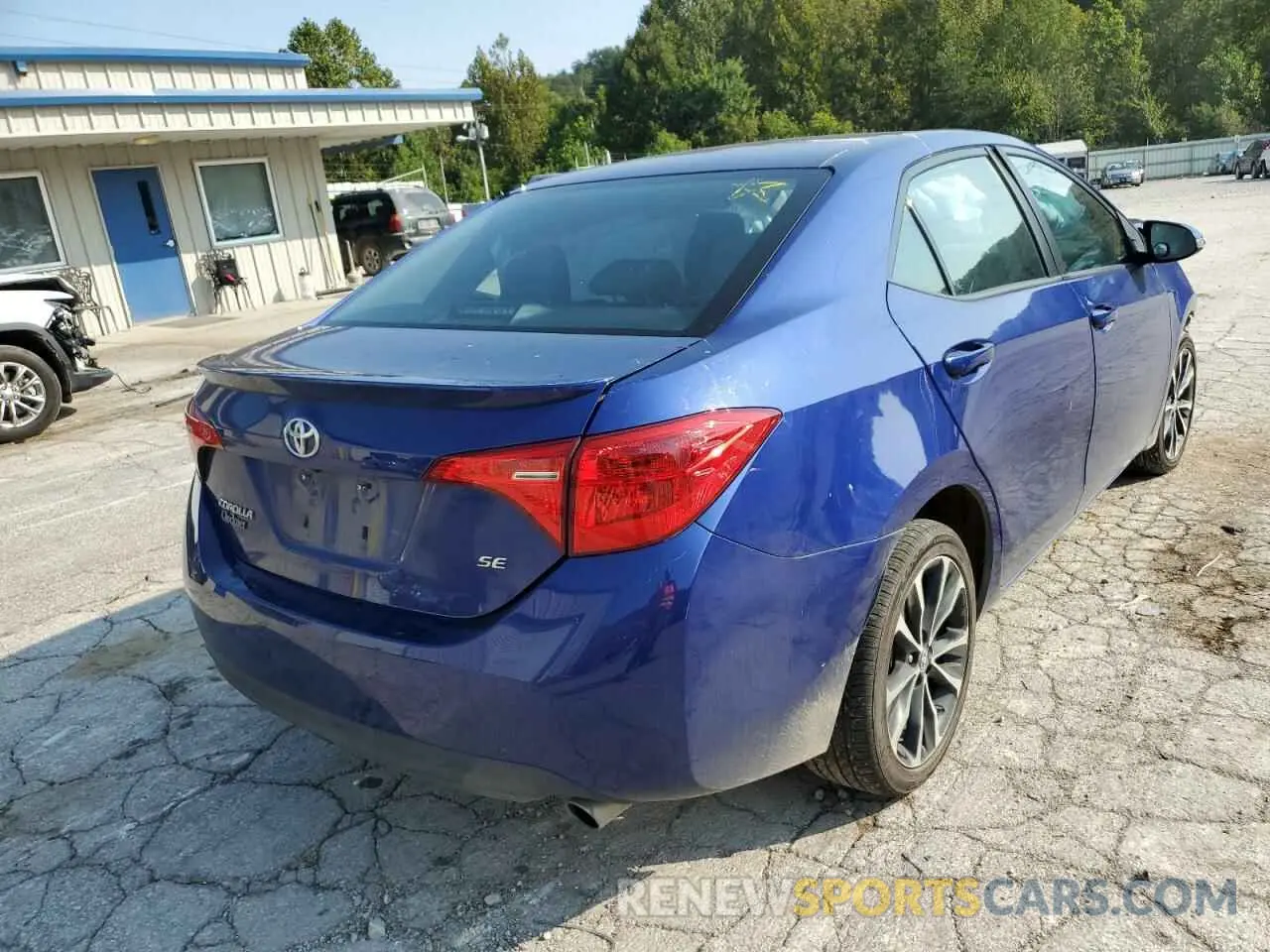 4 fotografías del automóvil dañado 2T1BURHEXKC203360 TOYOTA COROLLA 2019