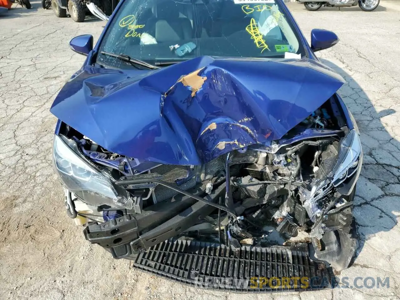 7 fotografías del automóvil dañado 2T1BURHEXKC203360 TOYOTA COROLLA 2019