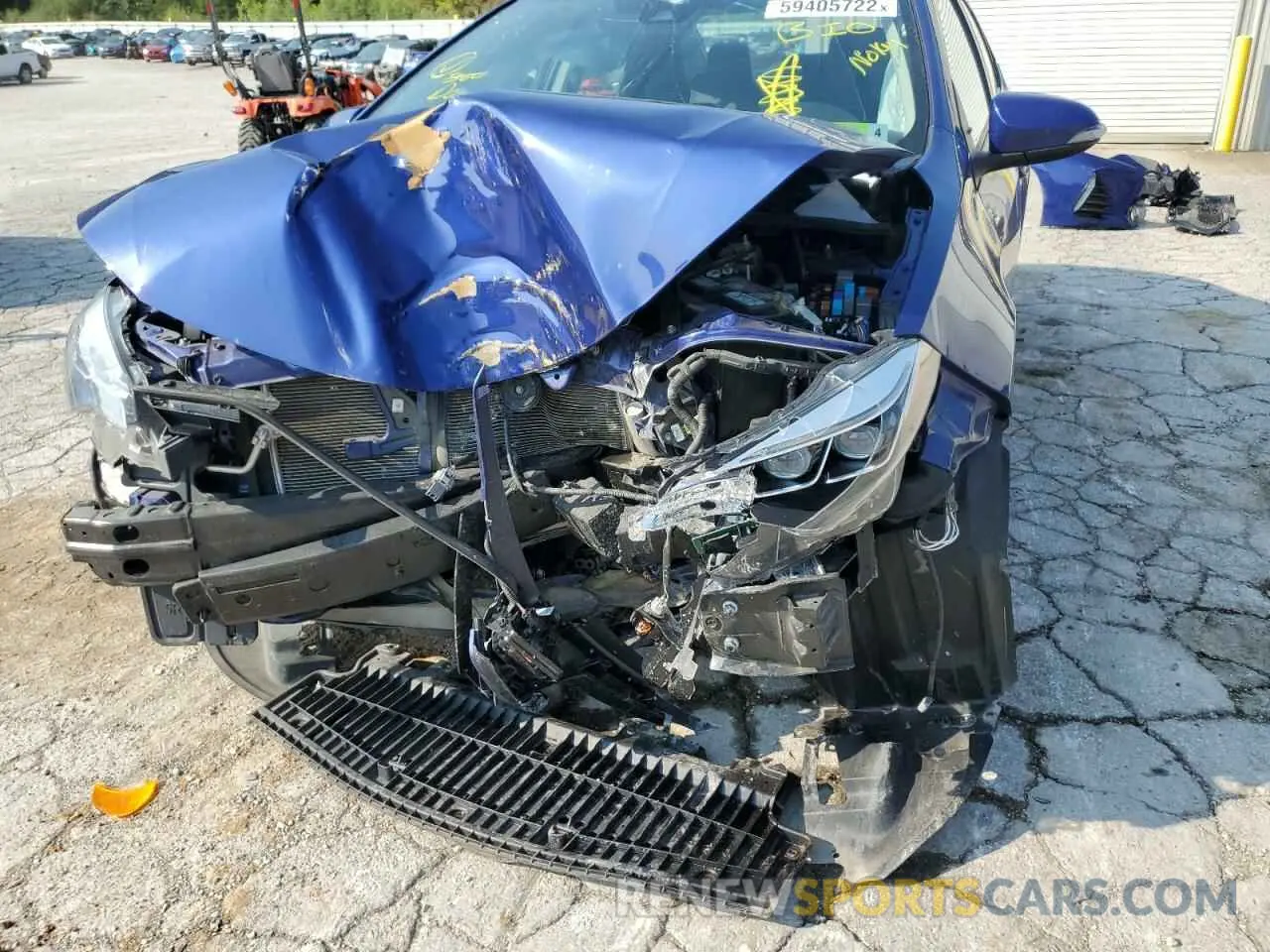 9 fotografías del automóvil dañado 2T1BURHEXKC203360 TOYOTA COROLLA 2019