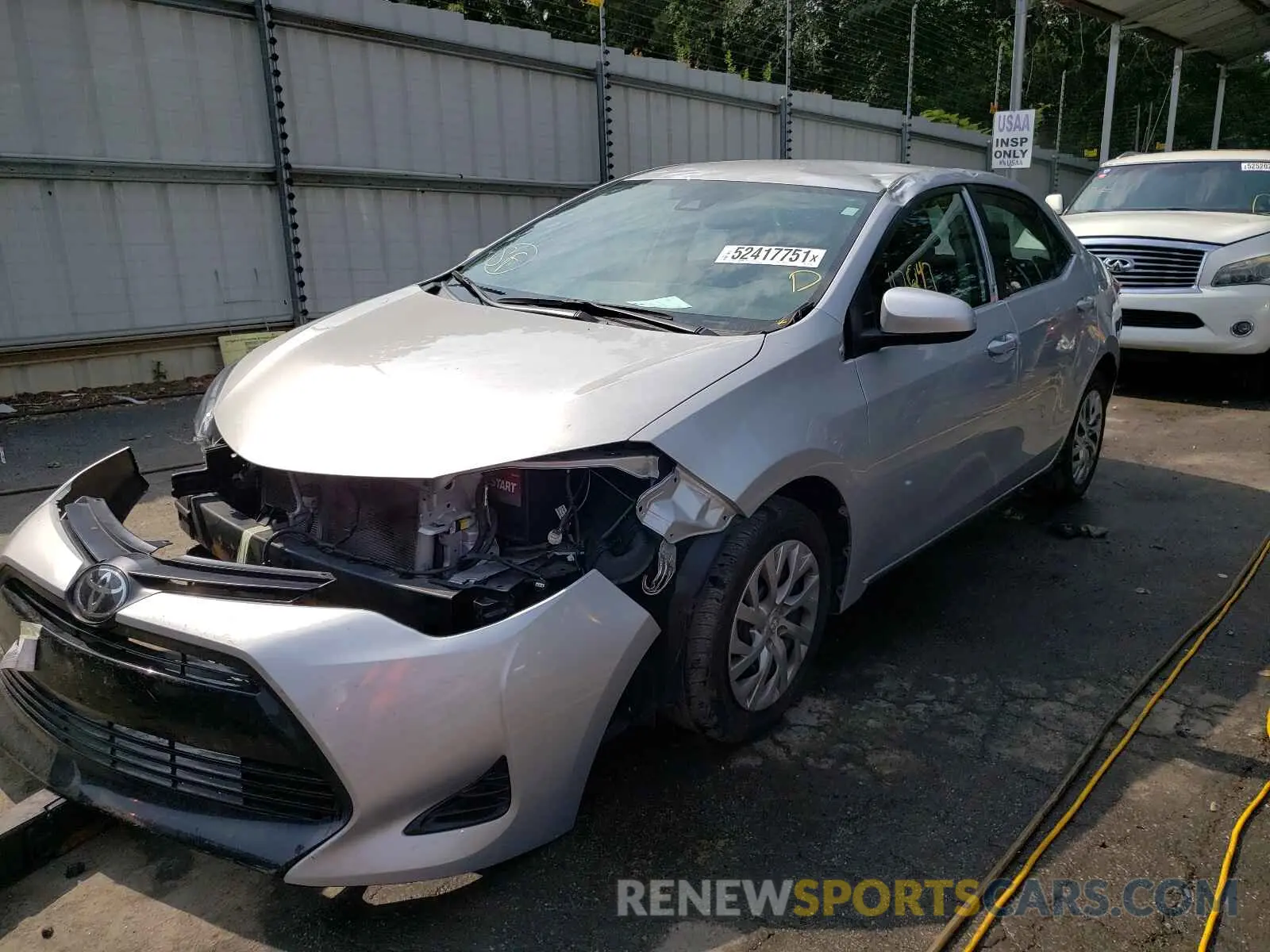 2 fotografías del automóvil dañado 2T1BURHEXKC205769 TOYOTA COROLLA 2019