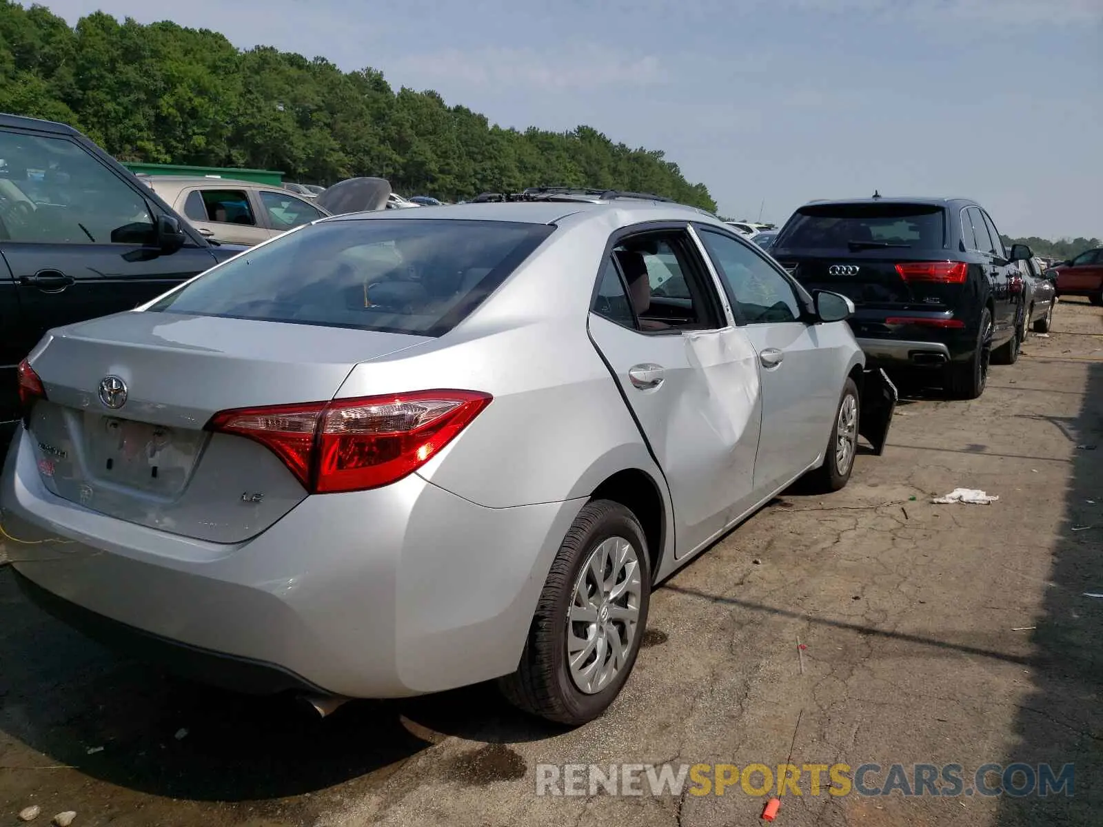 4 fotografías del automóvil dañado 2T1BURHEXKC205769 TOYOTA COROLLA 2019