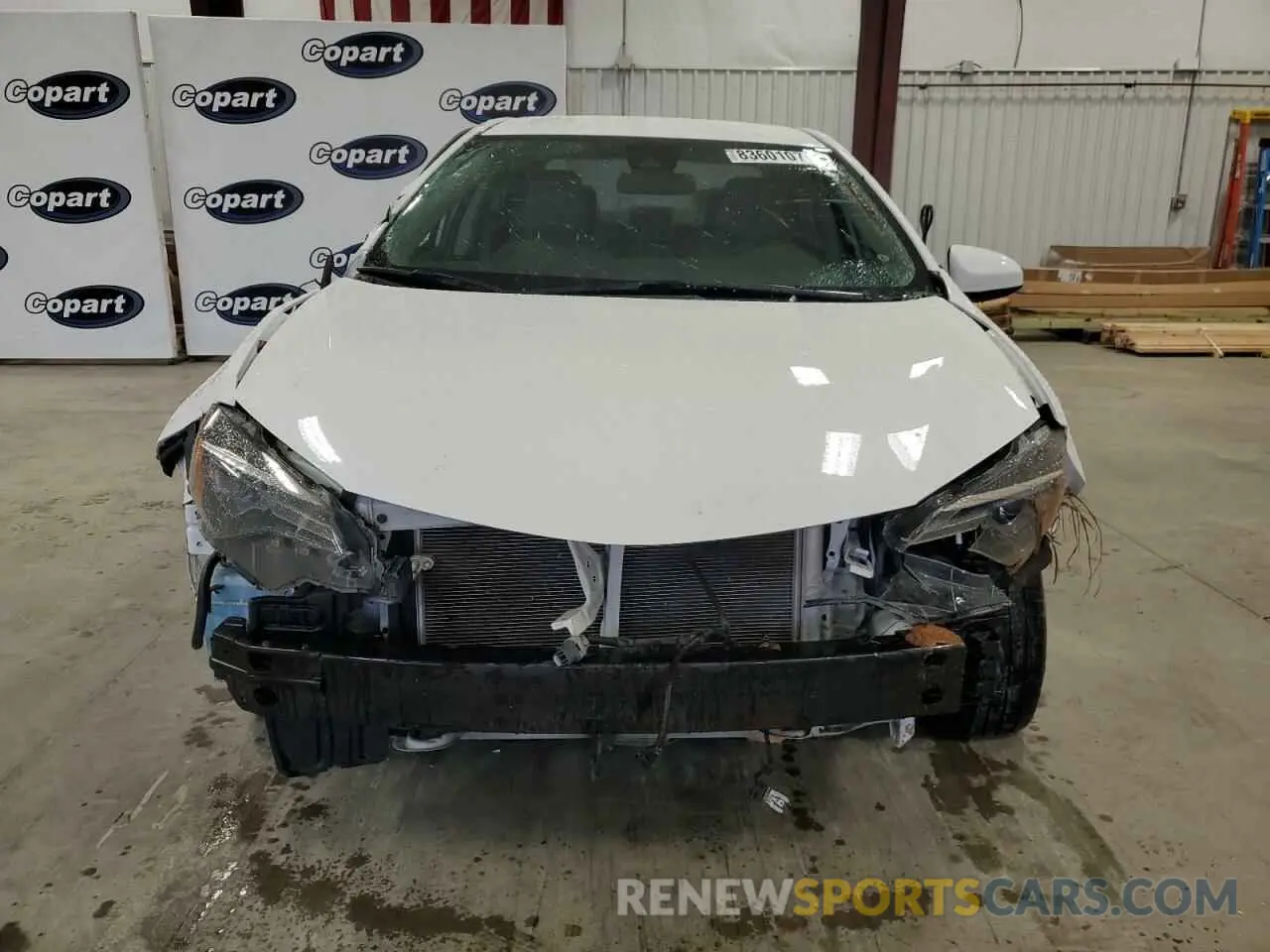 5 fotografías del automóvil dañado 2T1BURHEXKC208302 TOYOTA COROLLA 2019