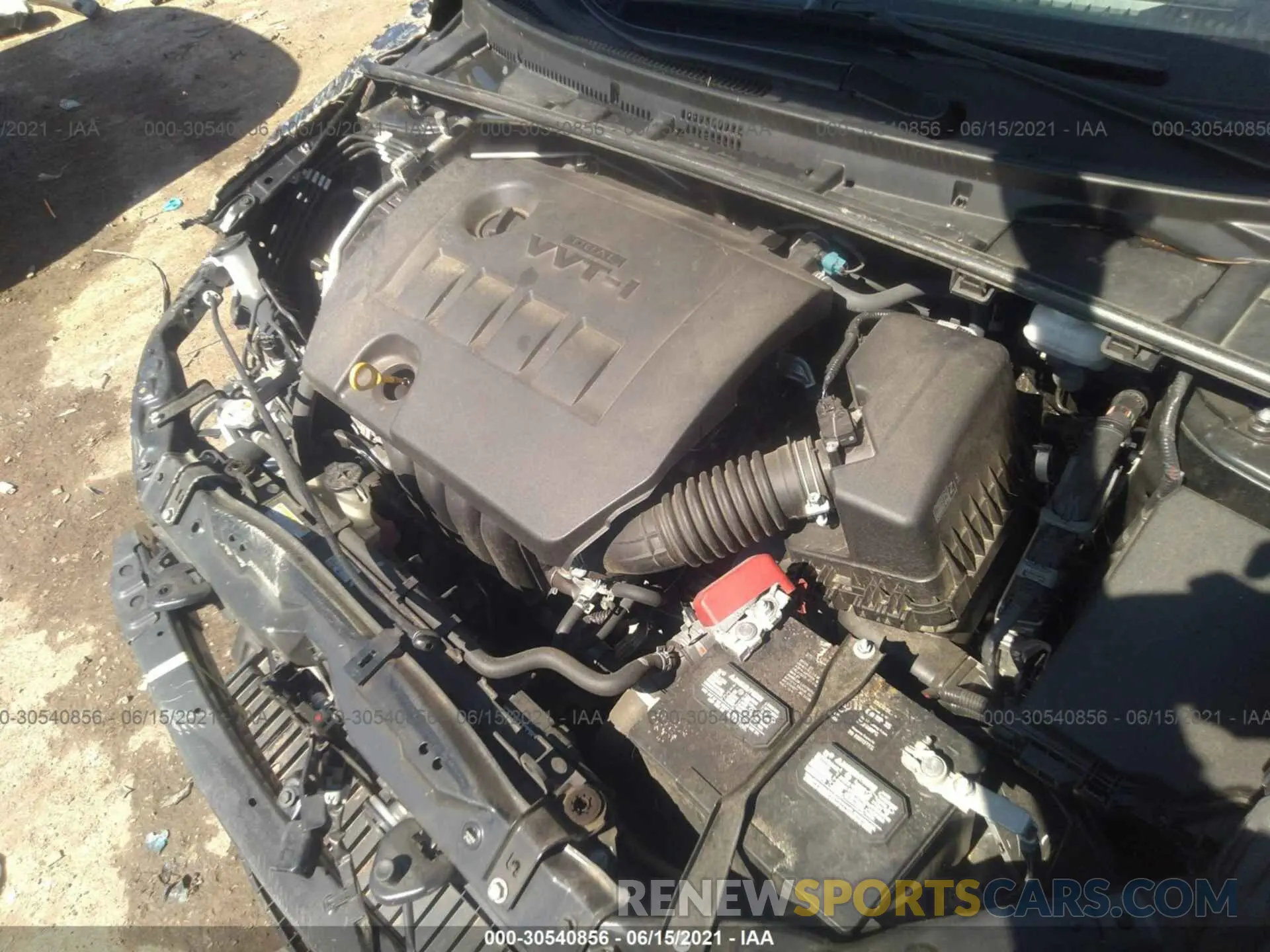 10 fotografías del automóvil dañado 2T1BURHEXKC217596 TOYOTA COROLLA 2019