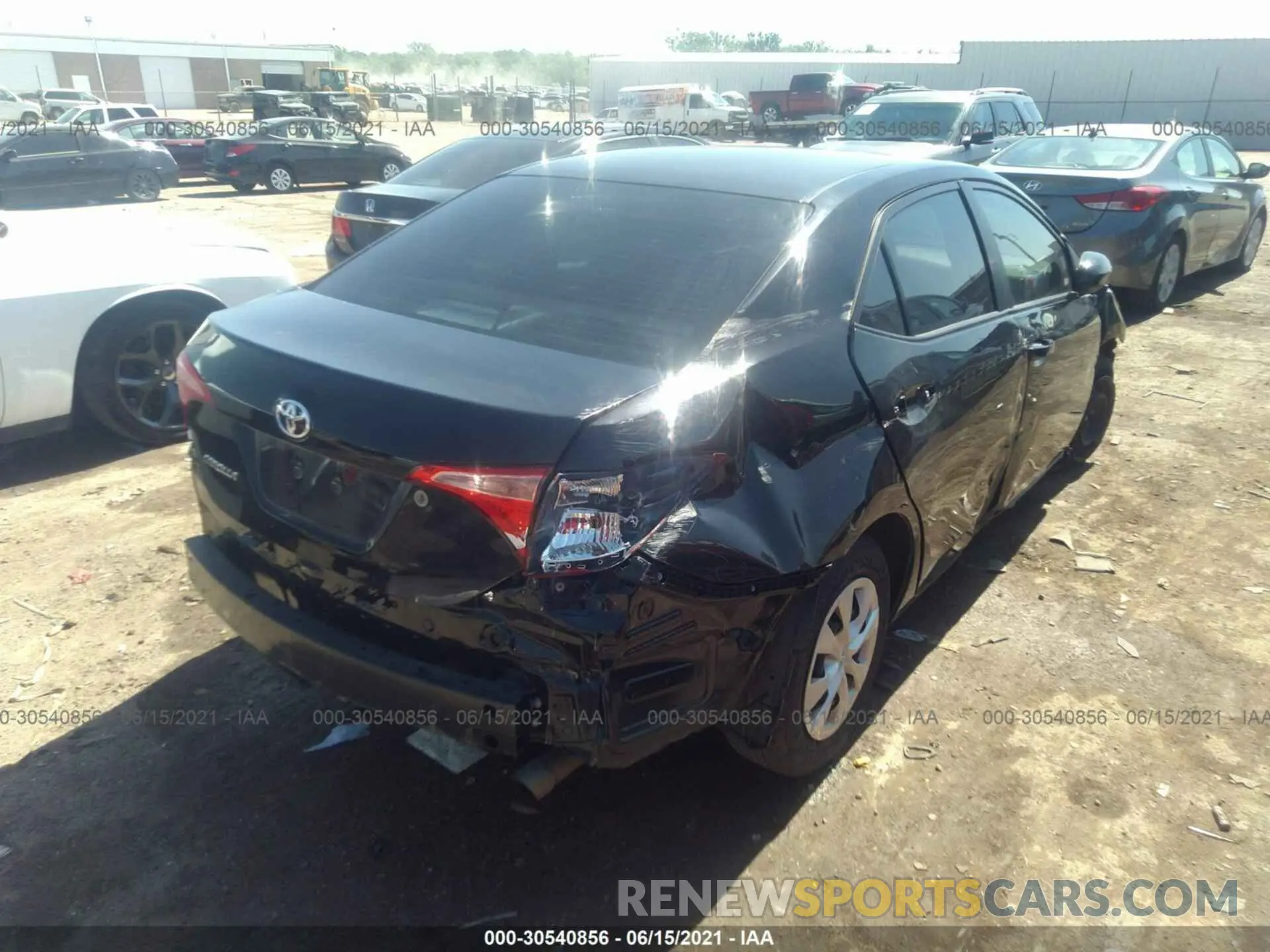 4 fotografías del automóvil dañado 2T1BURHEXKC217596 TOYOTA COROLLA 2019