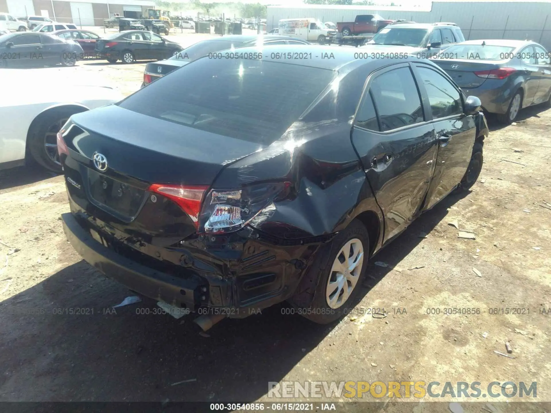6 fotografías del automóvil dañado 2T1BURHEXKC217596 TOYOTA COROLLA 2019