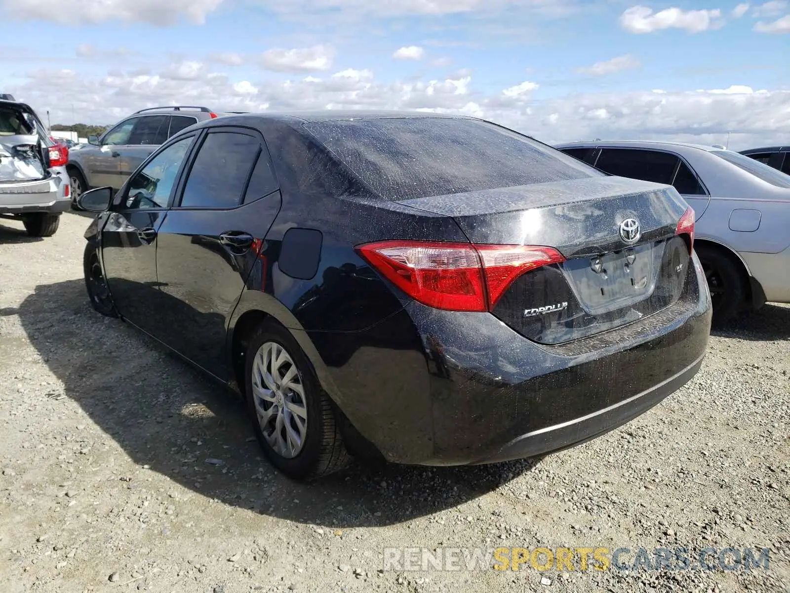 3 fotografías del automóvil dañado 2T1BURHEXKC223186 TOYOTA COROLLA 2019