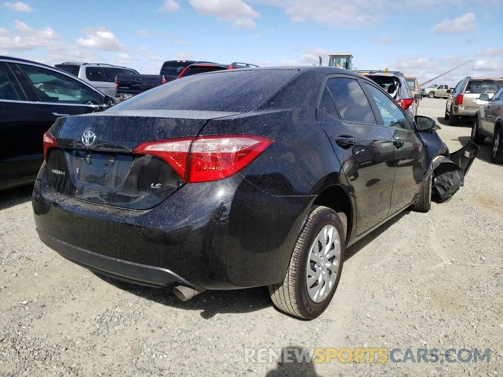 4 fotografías del automóvil dañado 2T1BURHEXKC223186 TOYOTA COROLLA 2019