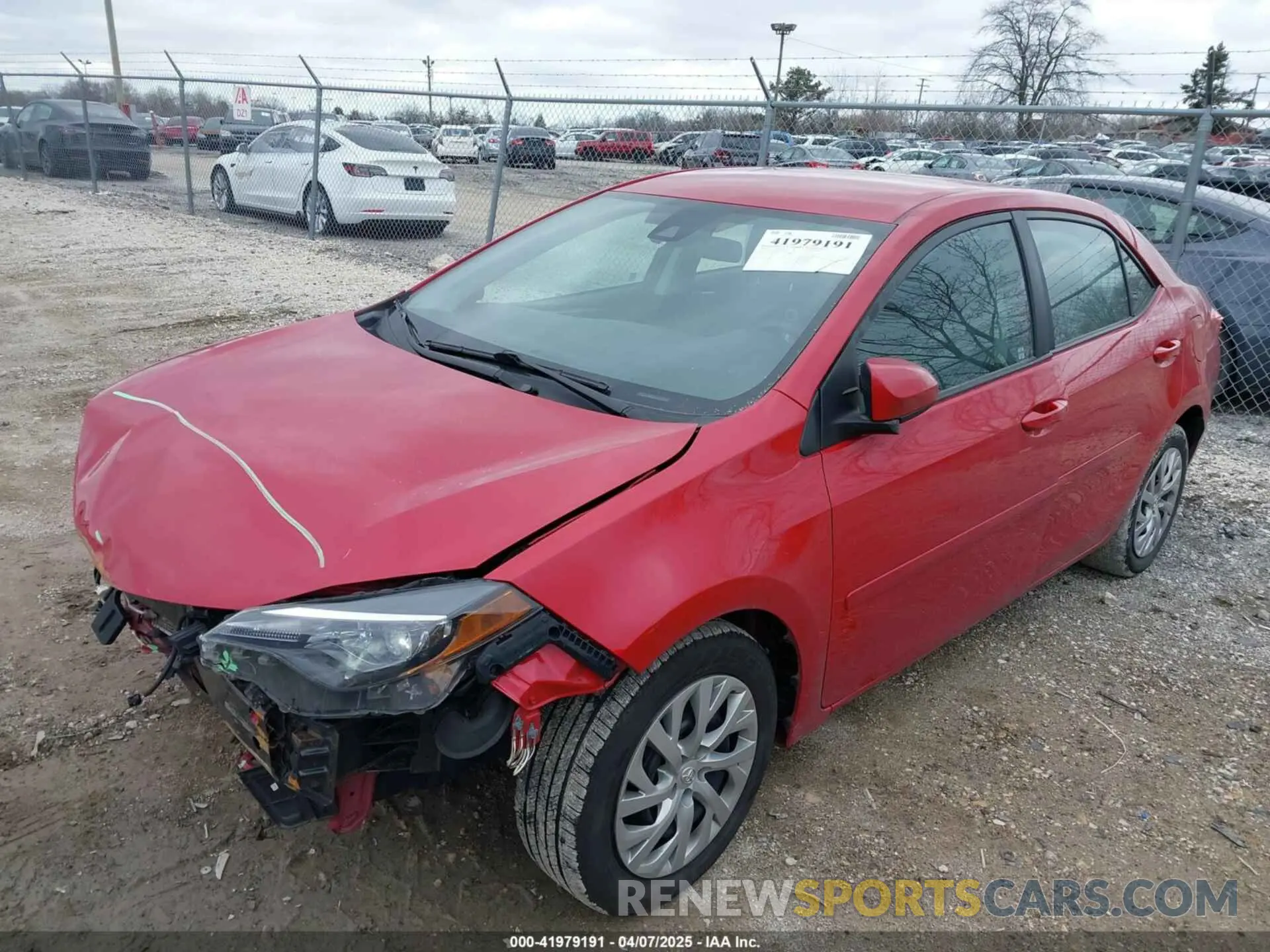2 fotografías del automóvil dañado 2T1BURHEXKC228937 TOYOTA COROLLA 2019