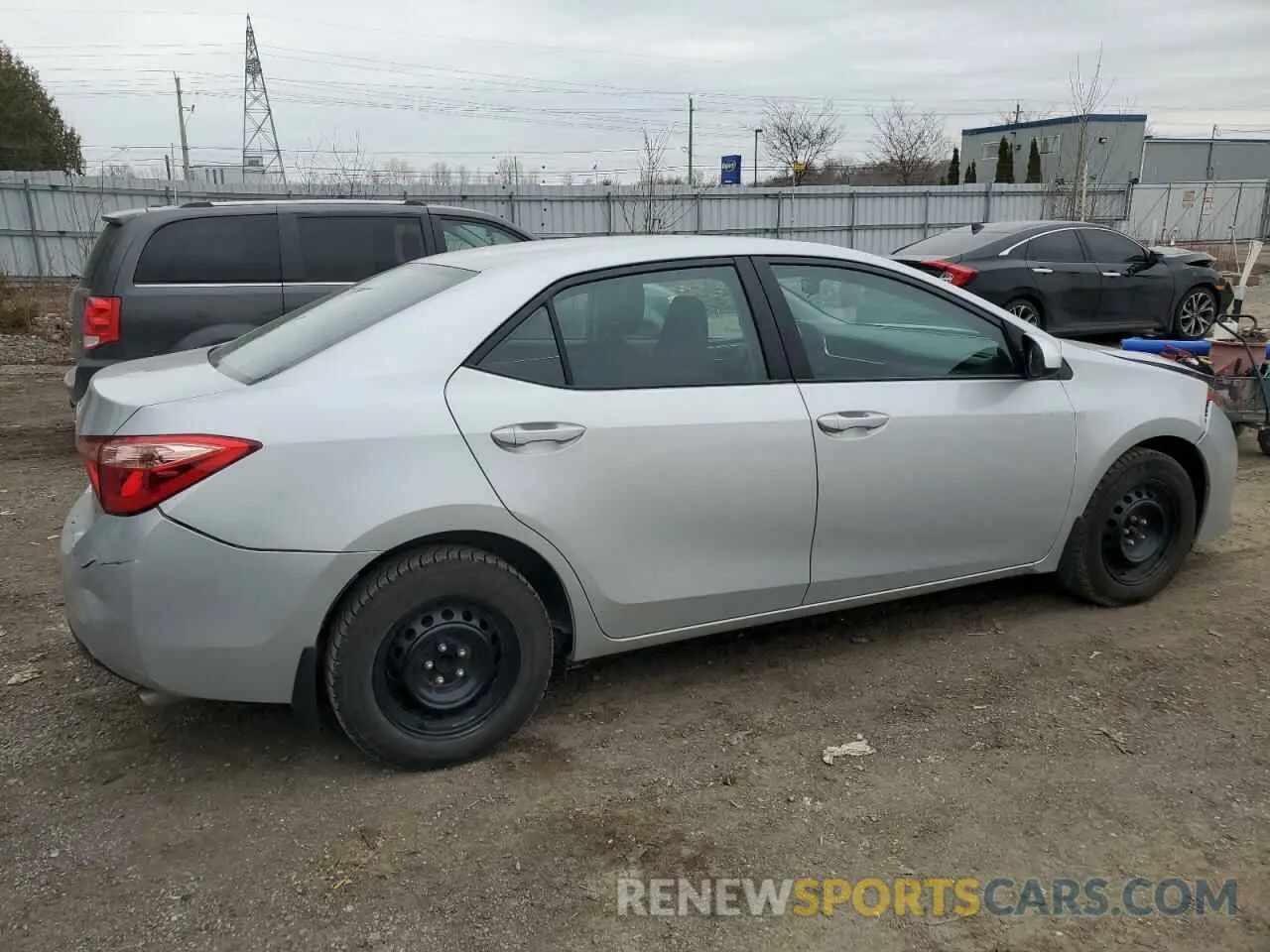 3 fotografías del automóvil dañado 2T1BURHEXKC230140 TOYOTA COROLLA 2019