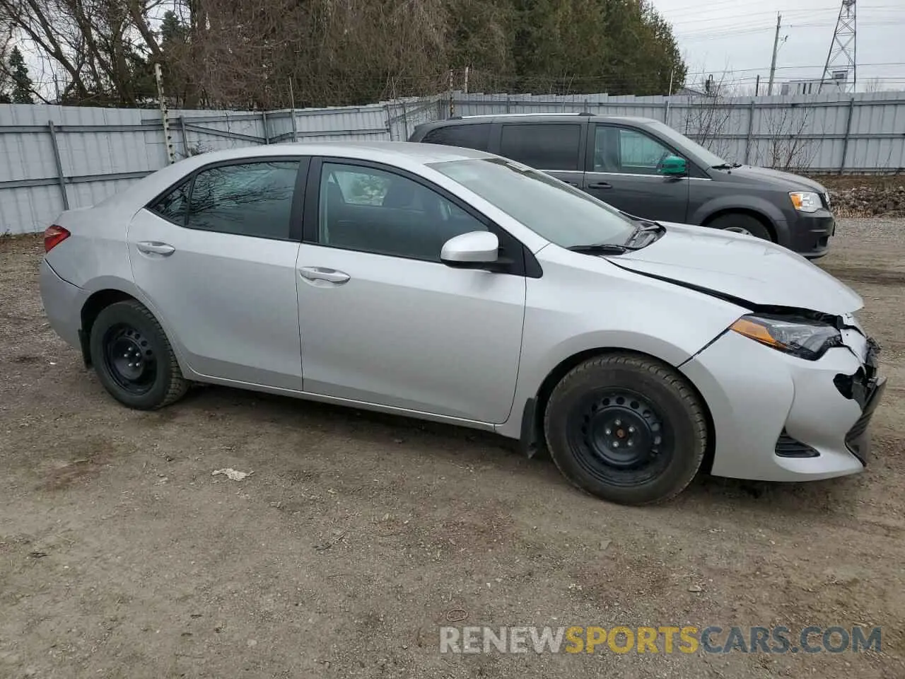 4 fotografías del automóvil dañado 2T1BURHEXKC230140 TOYOTA COROLLA 2019