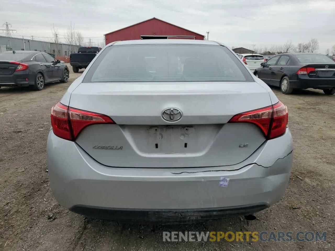 6 fotografías del automóvil dañado 2T1BURHEXKC230140 TOYOTA COROLLA 2019