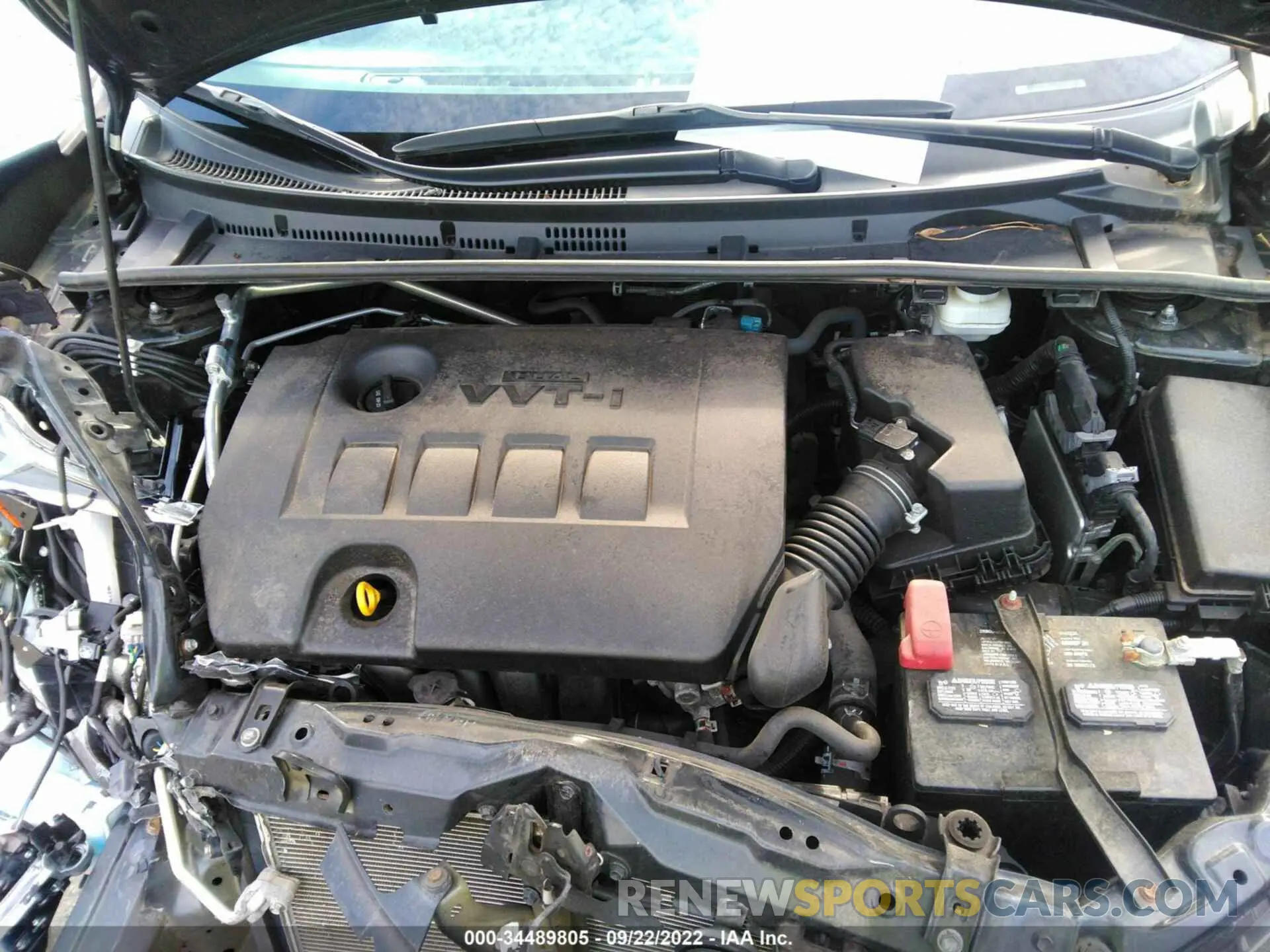 10 fotografías del automóvil dañado 2T1BURHEXKC233507 TOYOTA COROLLA 2019