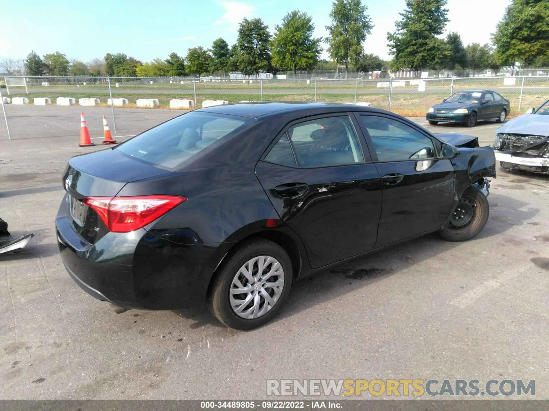 4 fotografías del automóvil dañado 2T1BURHEXKC233507 TOYOTA COROLLA 2019
