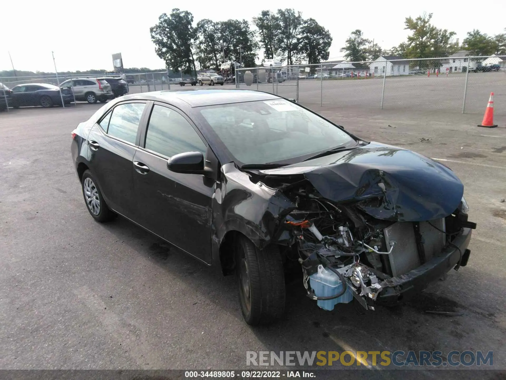 6 fotografías del automóvil dañado 2T1BURHEXKC233507 TOYOTA COROLLA 2019